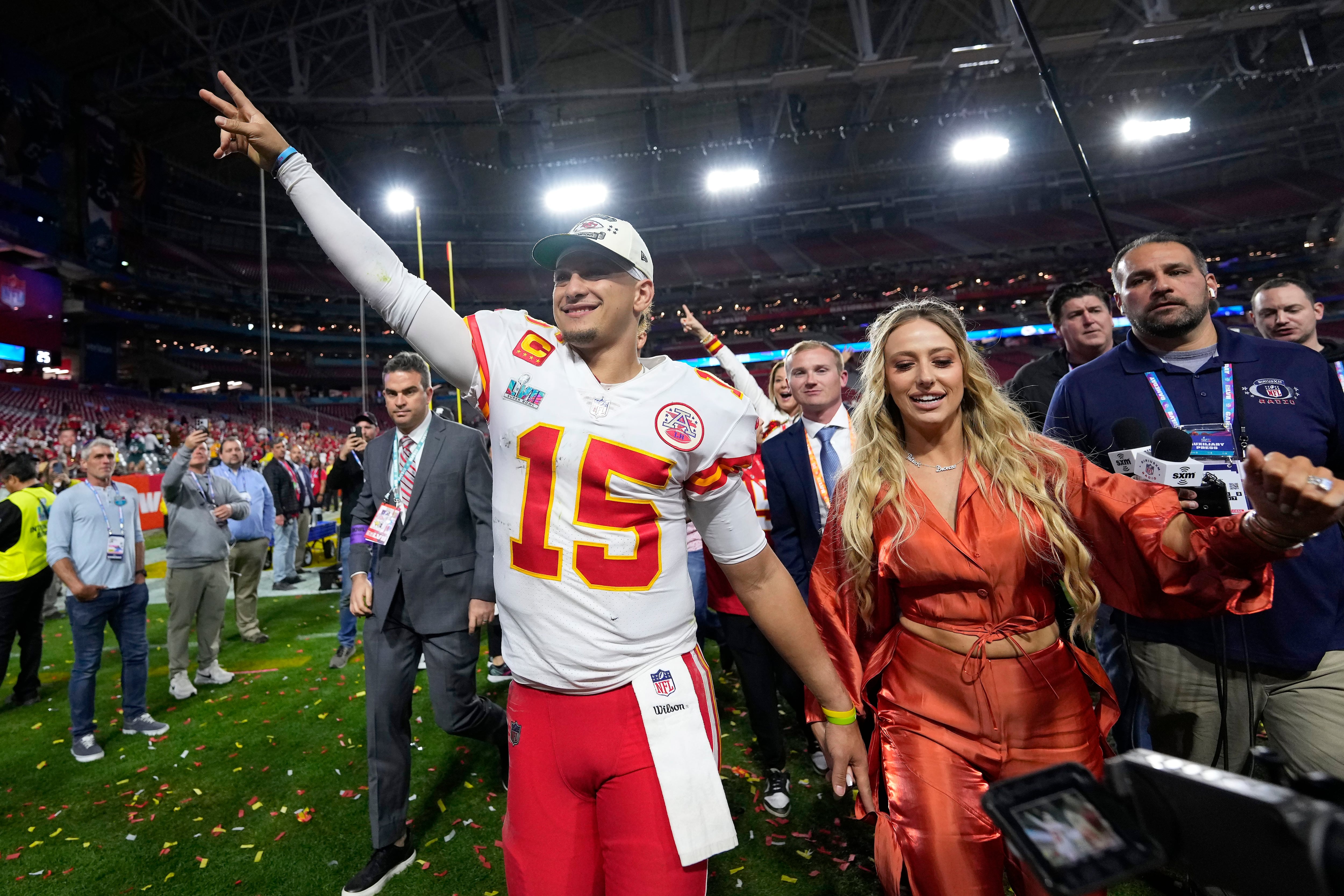 Super Bowl 2023: Kansas City Chiefs show off white jerseys