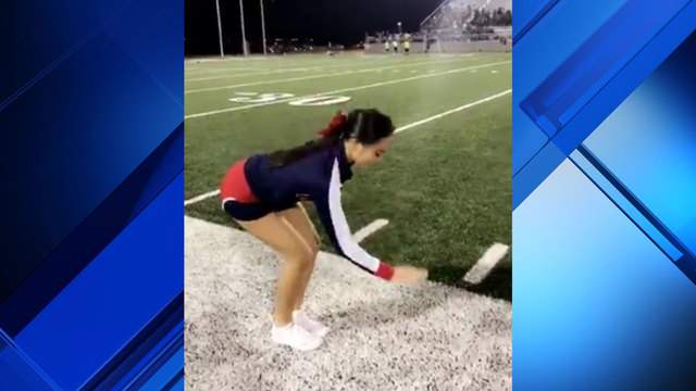 Texas High School Cheerleader Goes Viral In Gravity Defying Video 