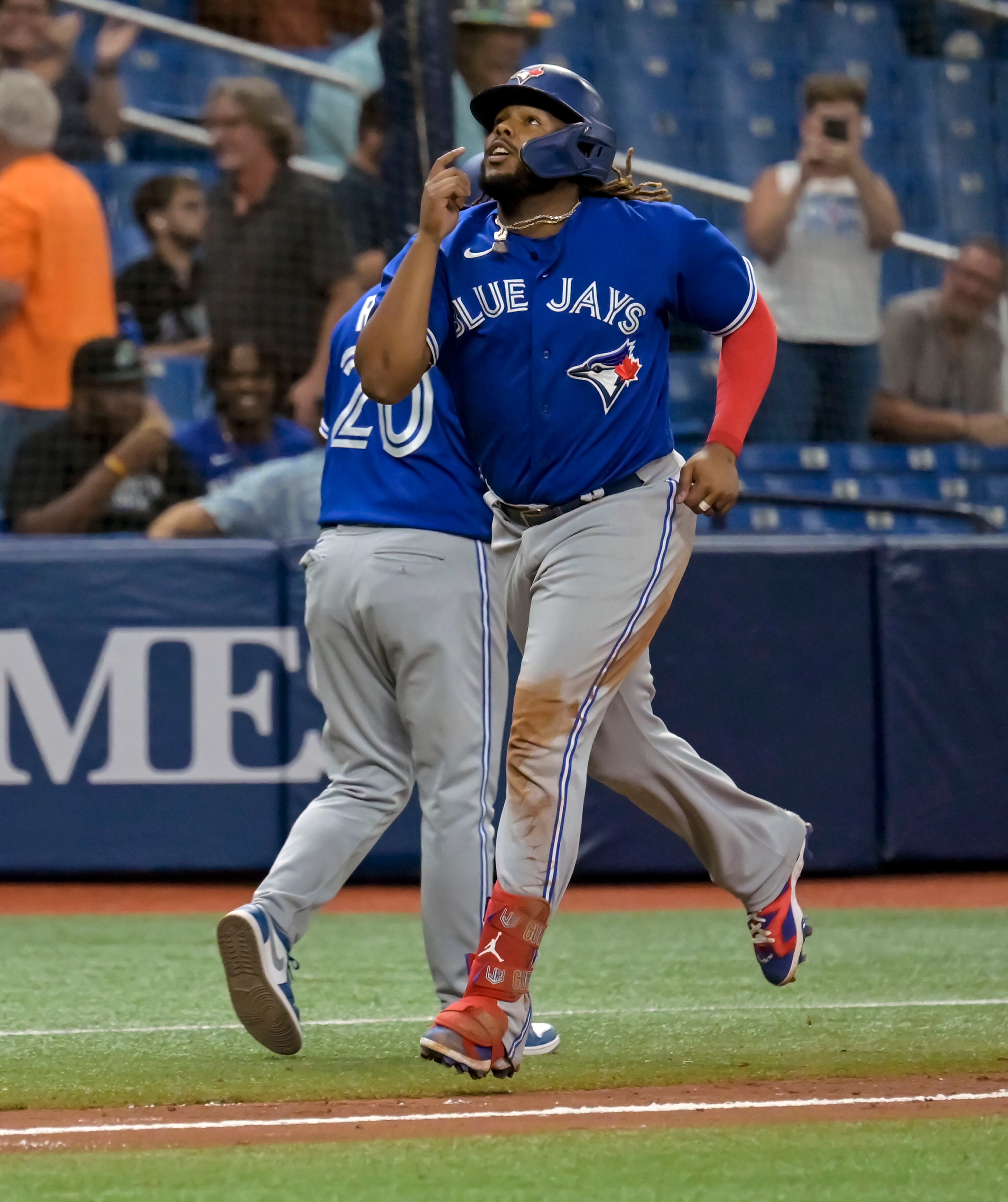 Blue Jays rout Rays 20-1 as Guerrero Jr has 6 RBIs, position