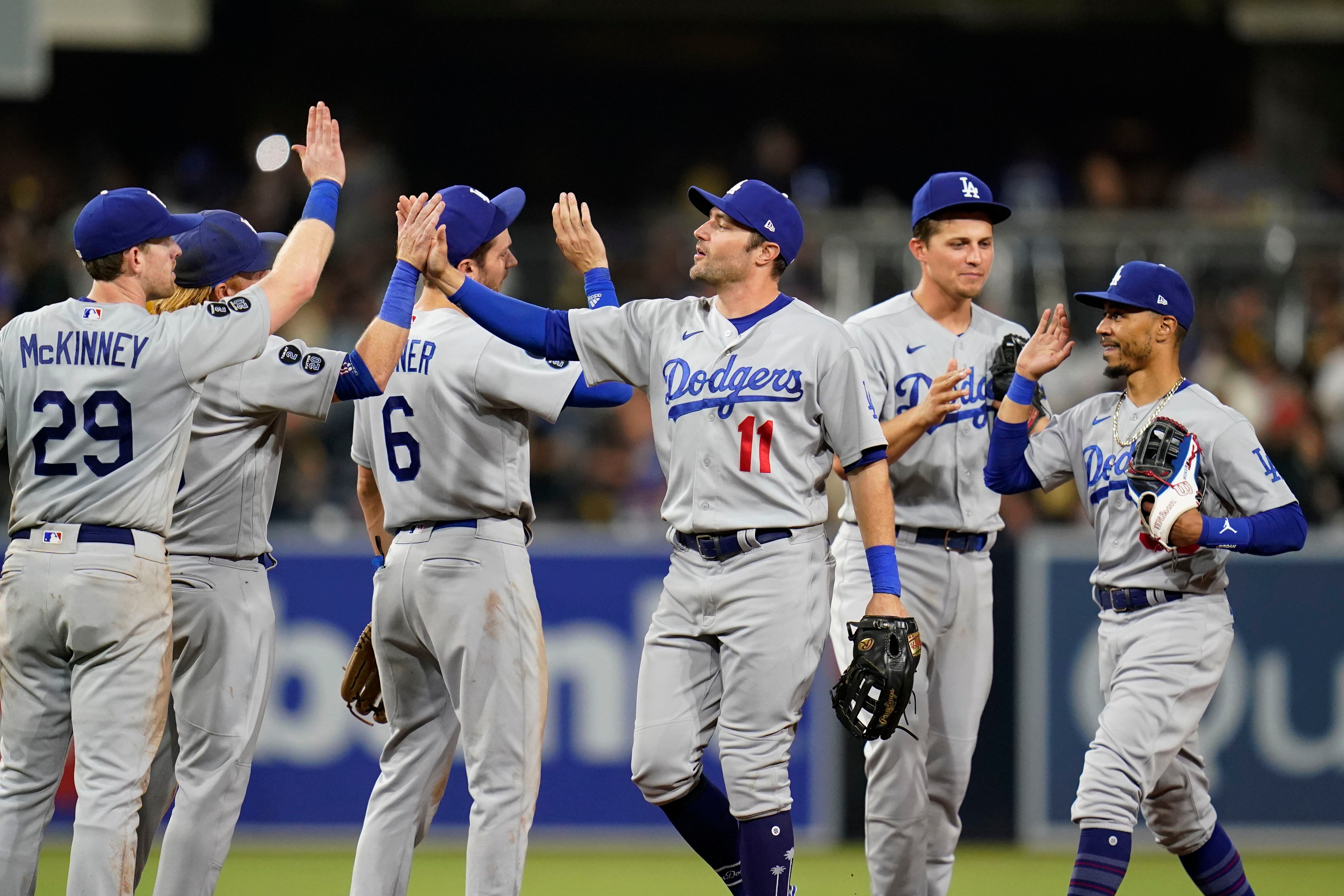 Dodgers' A.J. Pollock replaced by Matt Beaty after 0 for 11 - Los