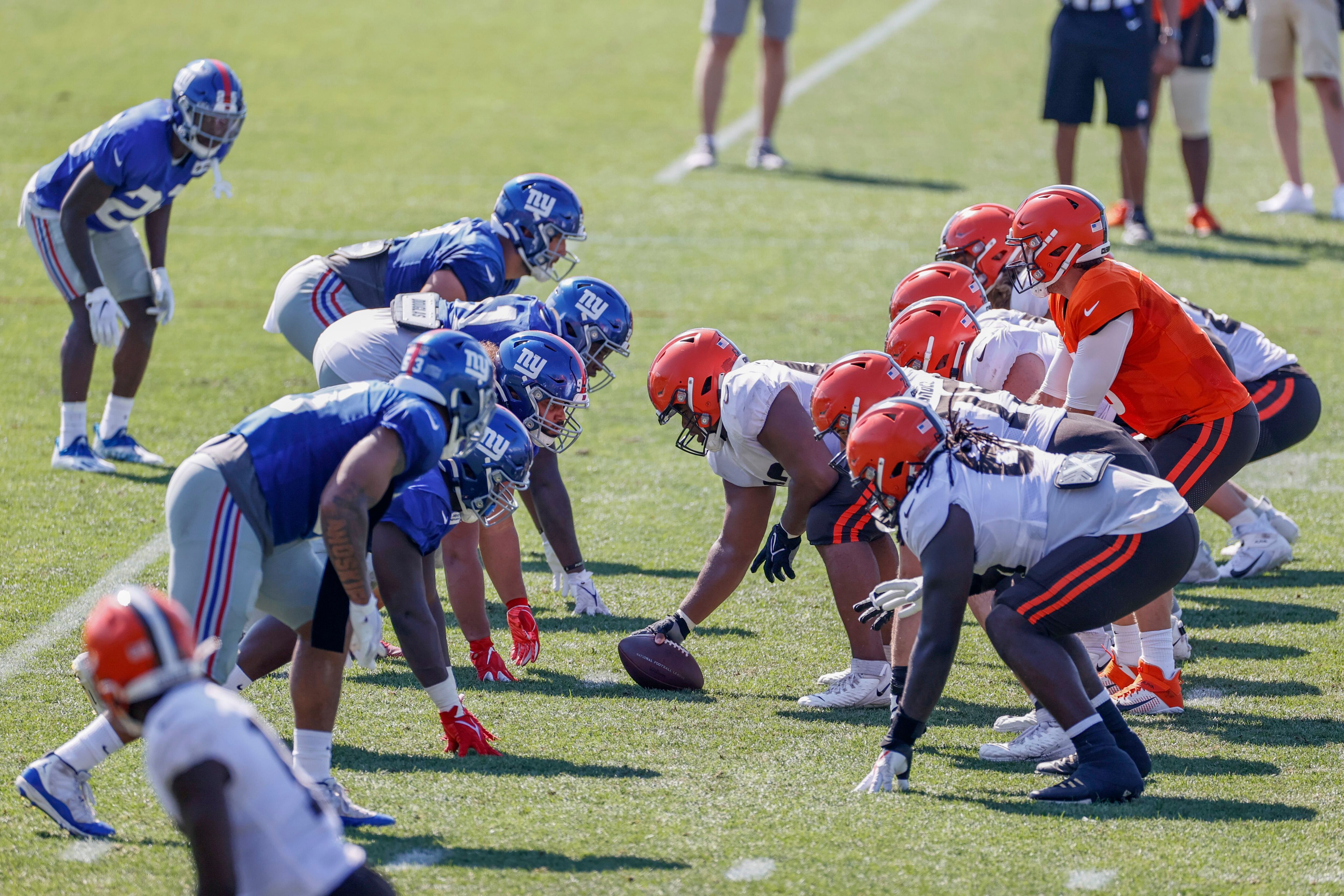 Giants safety Jabrill Peppers gets some talking in against his old Browns  teammates and more from Thursday's joint practice 