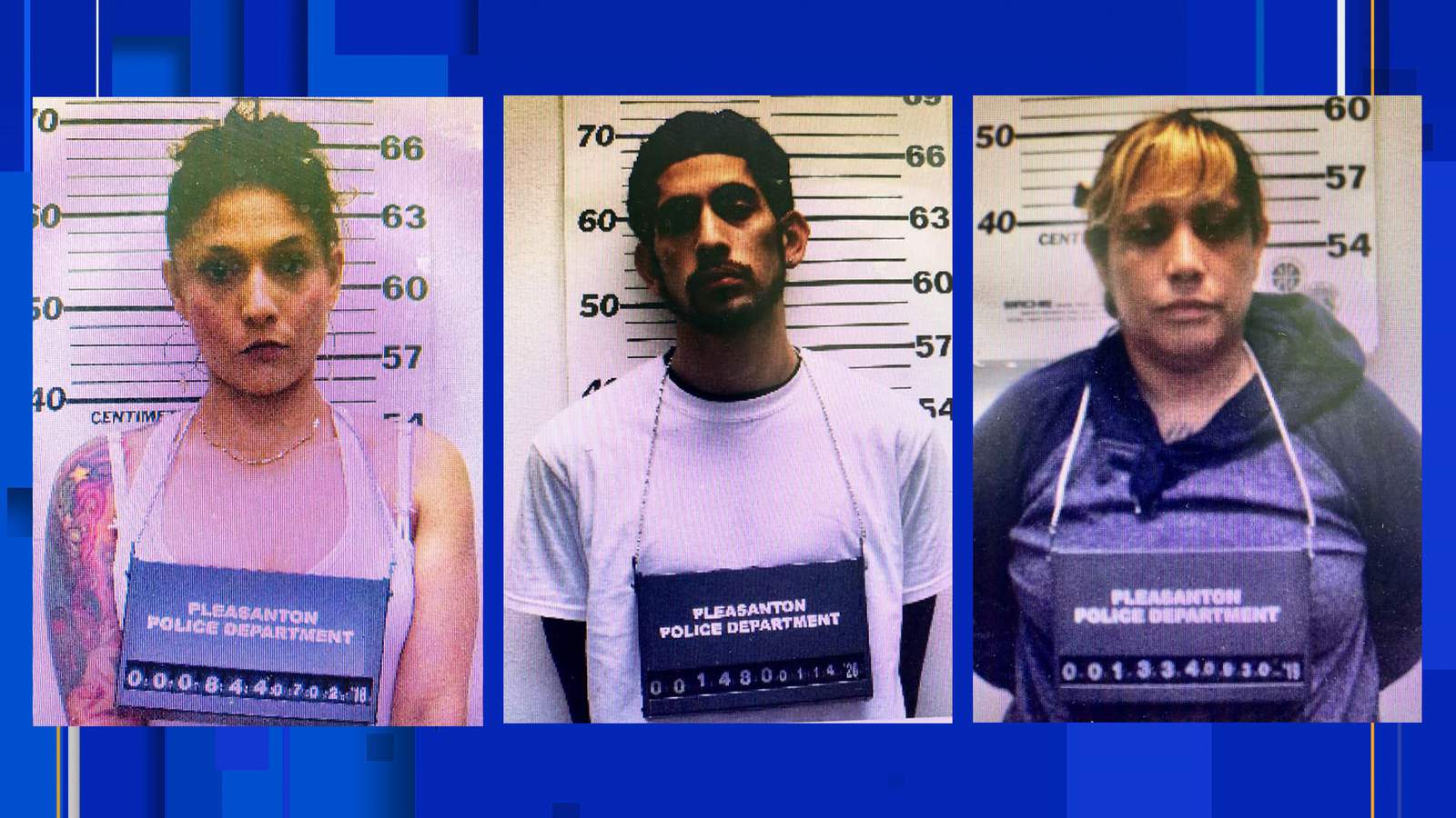 Police: Trio threw out AR-15 during pursuit, arrested on 16 charges
