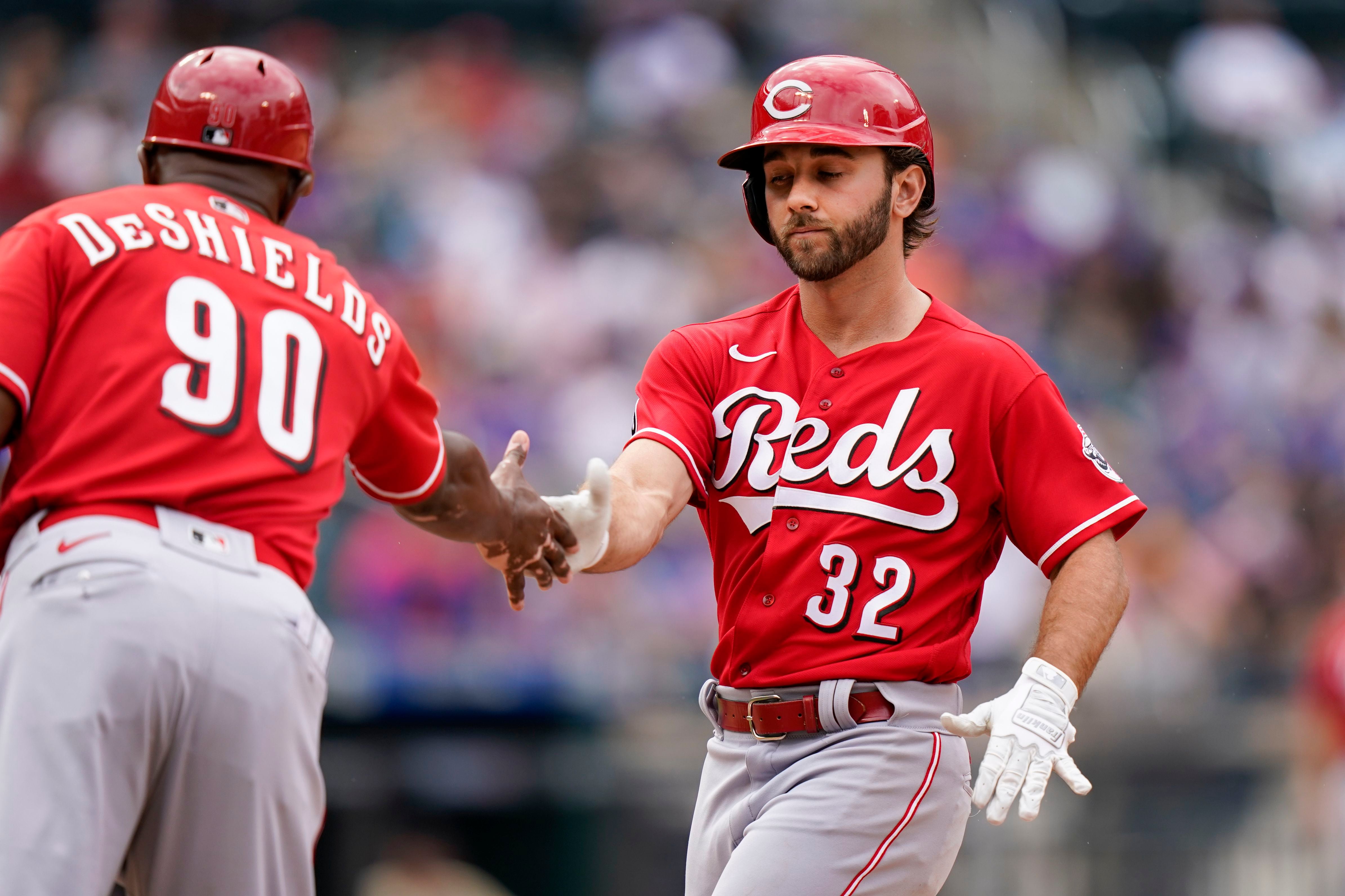 Jesse Winker hits 3 solo home runs as Cincinnati Reds beat