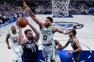 Doncic fouls out and Mavericks fall into a 3-0 hole after losing to Celtics again in NBA Finals