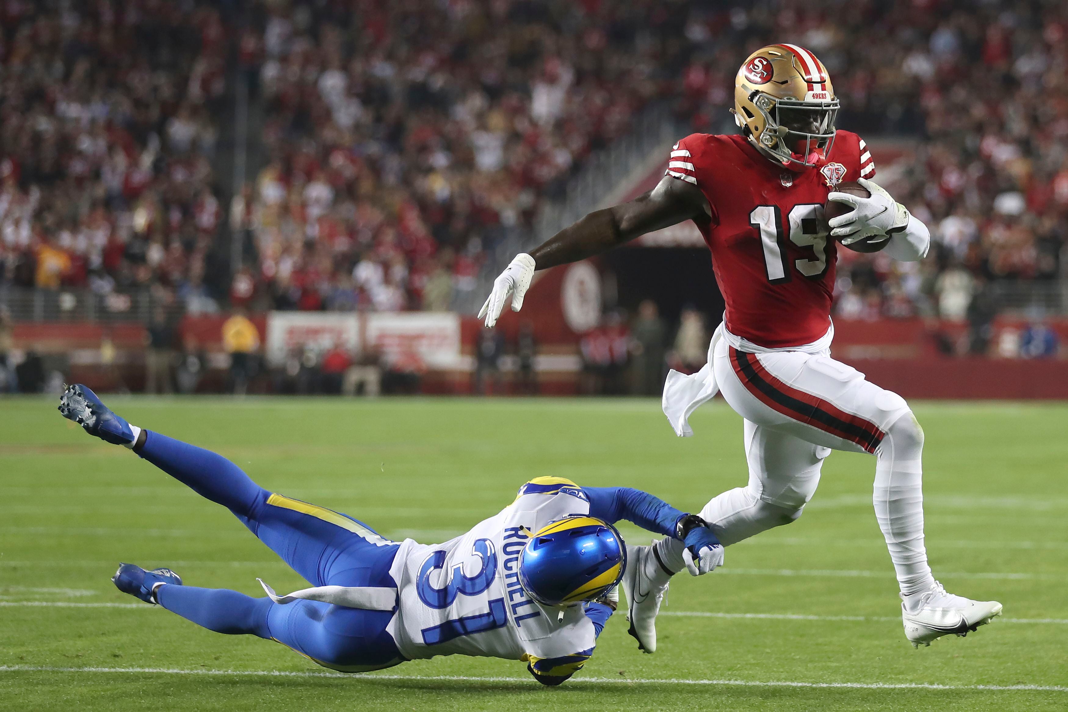 49ers win 1st home game in more than a year, 31-10 over Rams