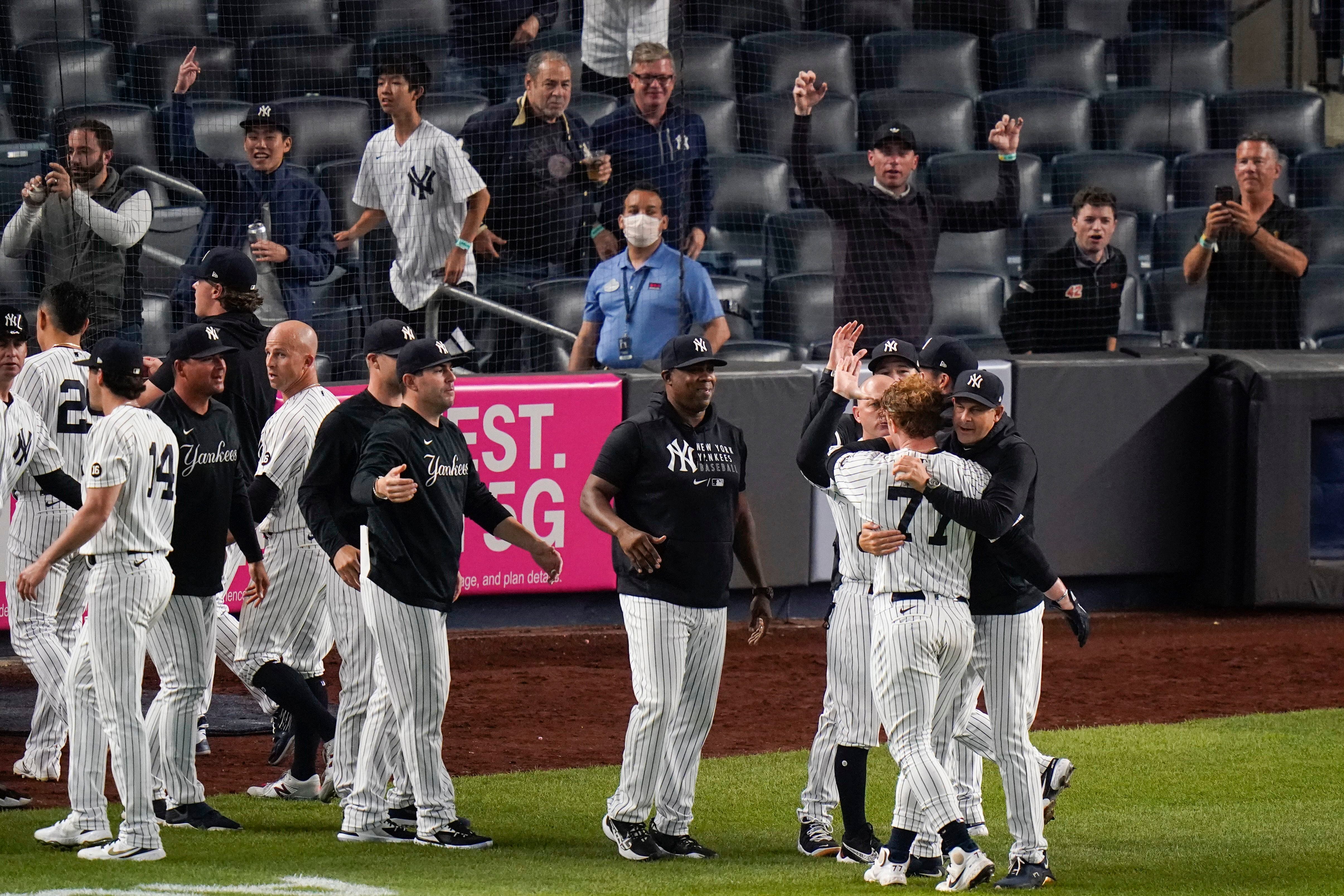 Yanks Eke Out 11-Inning Win, News