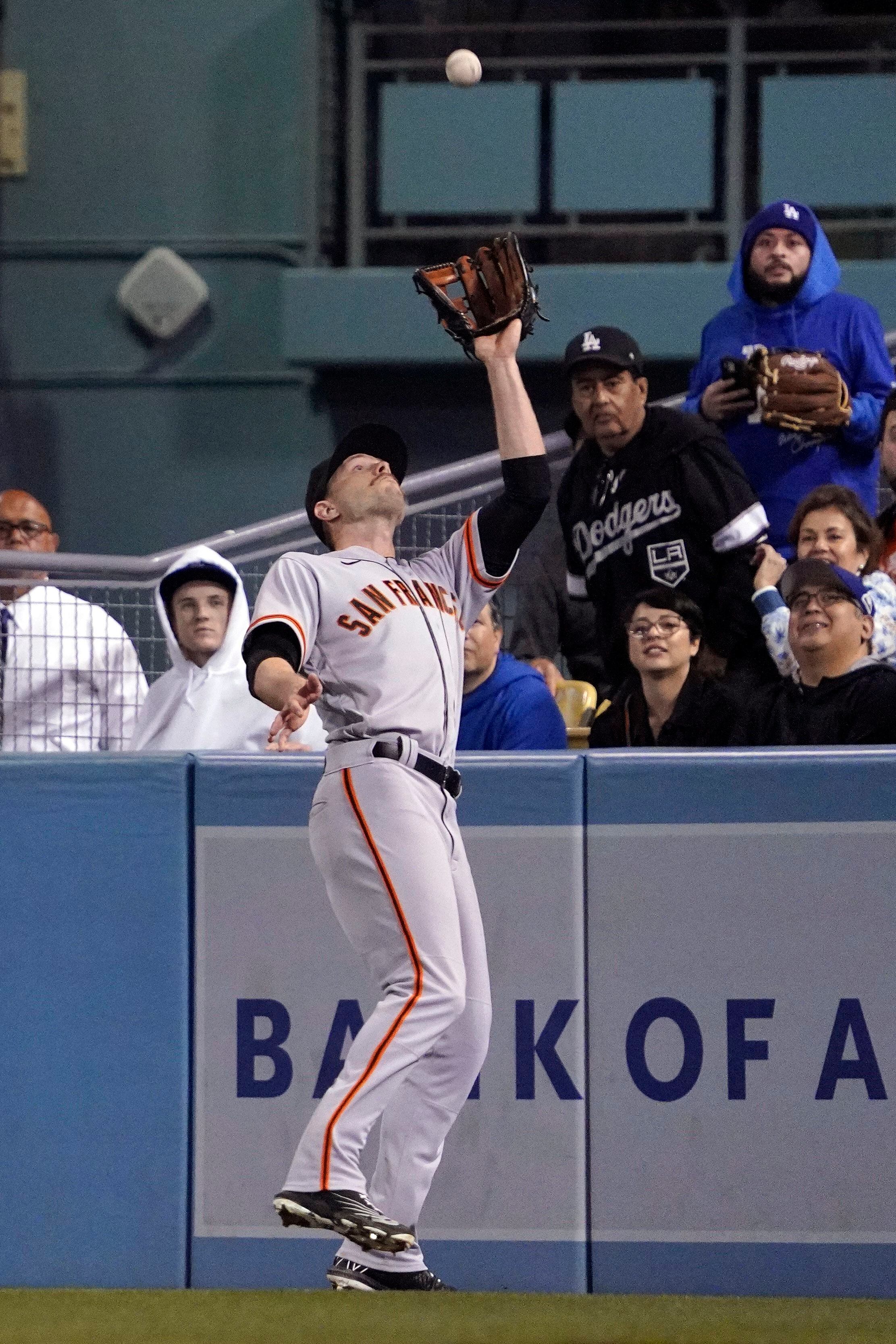 Gavin Lux is settling in nicely as an outfielder for the Dodgers