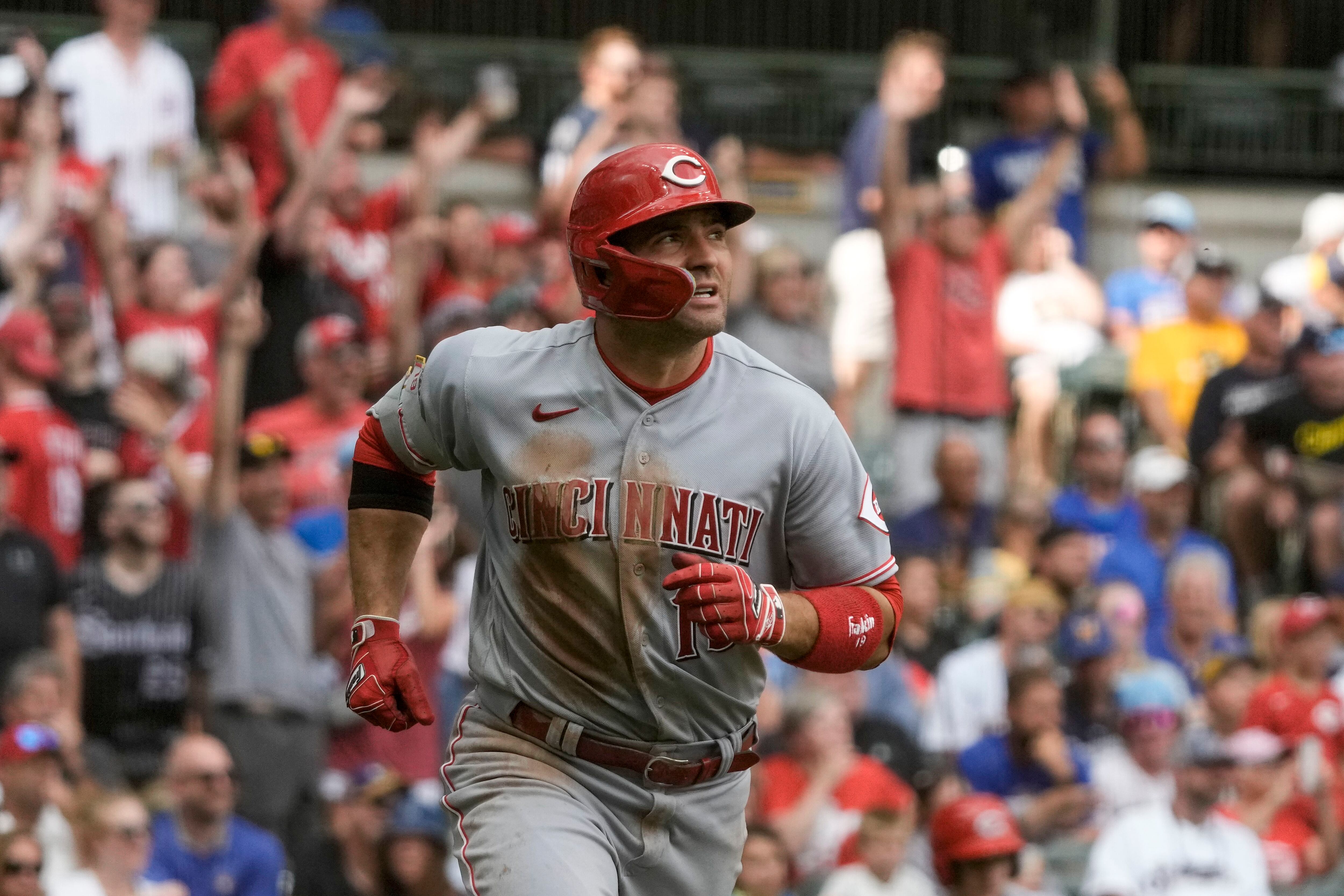 Cincinnati Reds Joey Votto explains his ejection in San Diego.