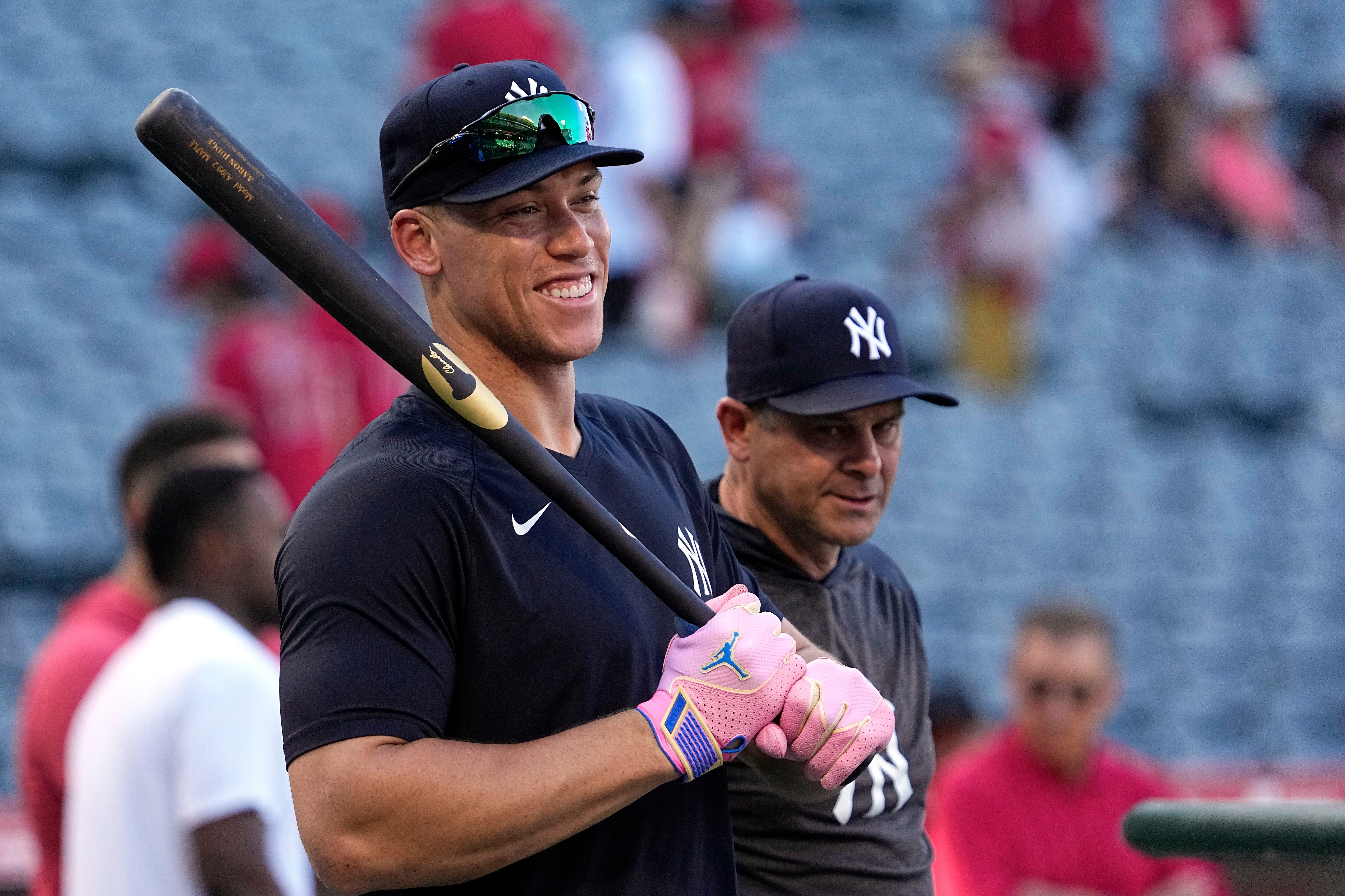 Yankees' Aaron Judge takes big step taking BP on field, says 'We're getting  close' 