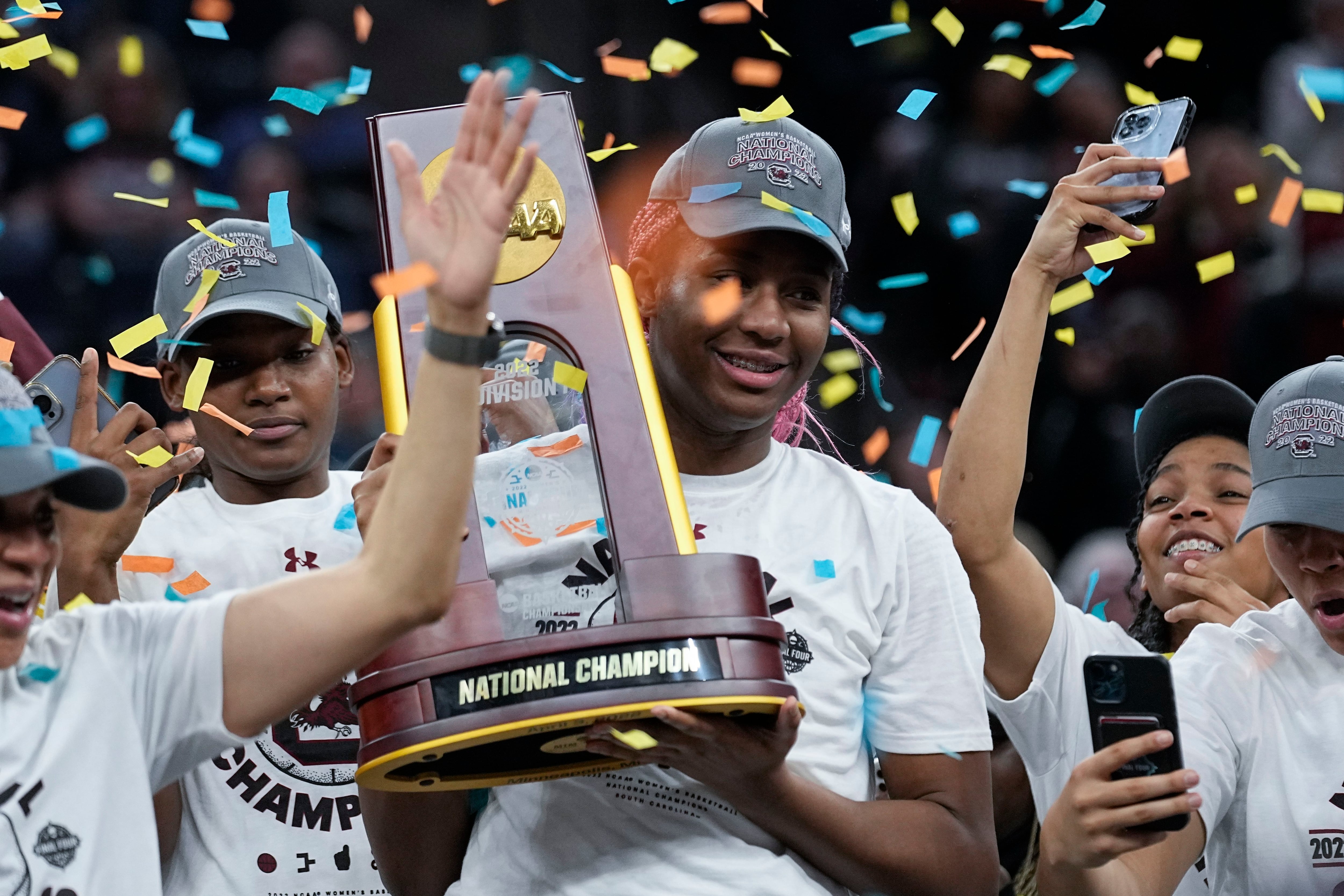 Staley leads South Carolina over UConn for second NCAA title