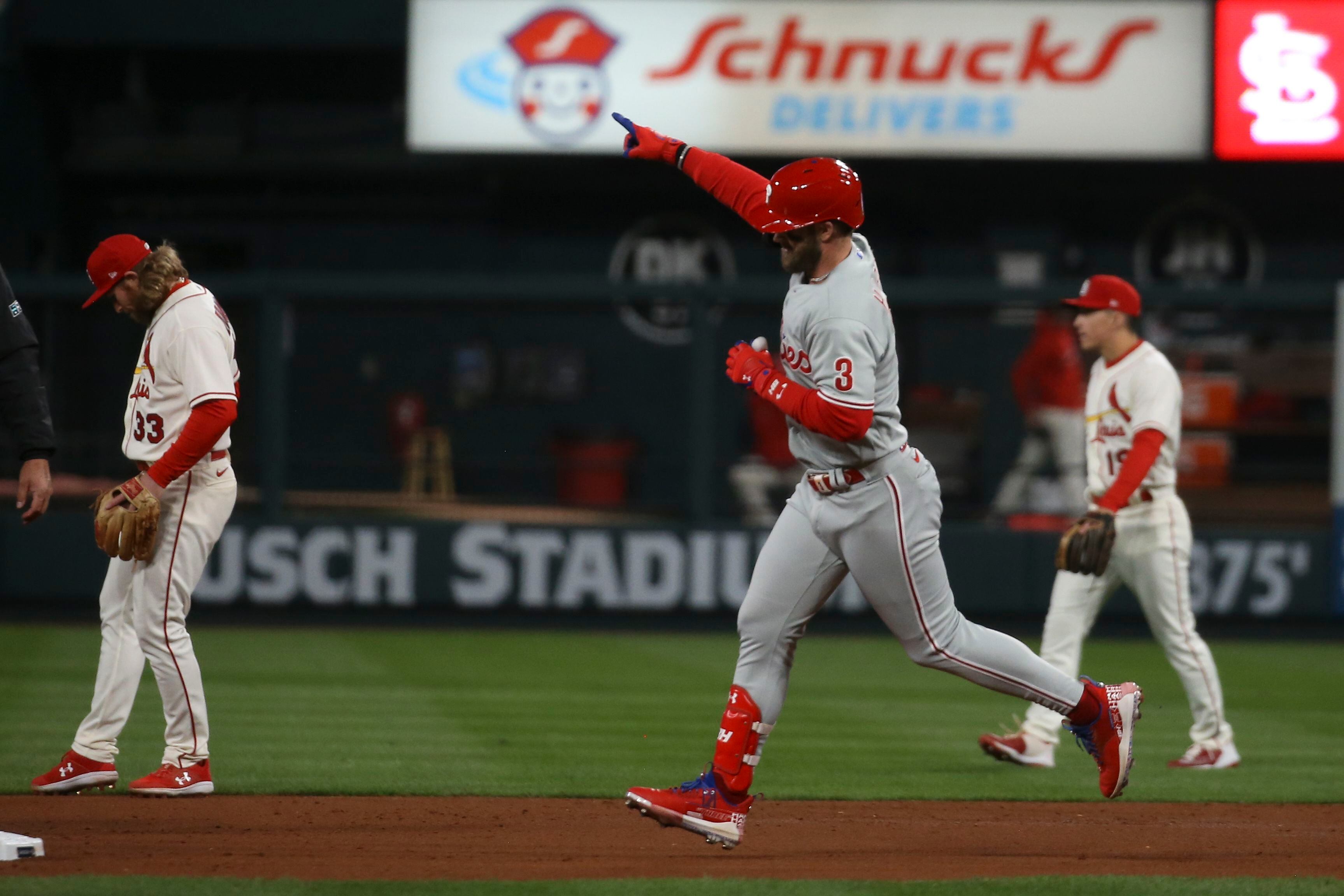 Phillies' Bryce Harper appears to take shot at Joe Girardi after Bryson  Stott walk-off home run