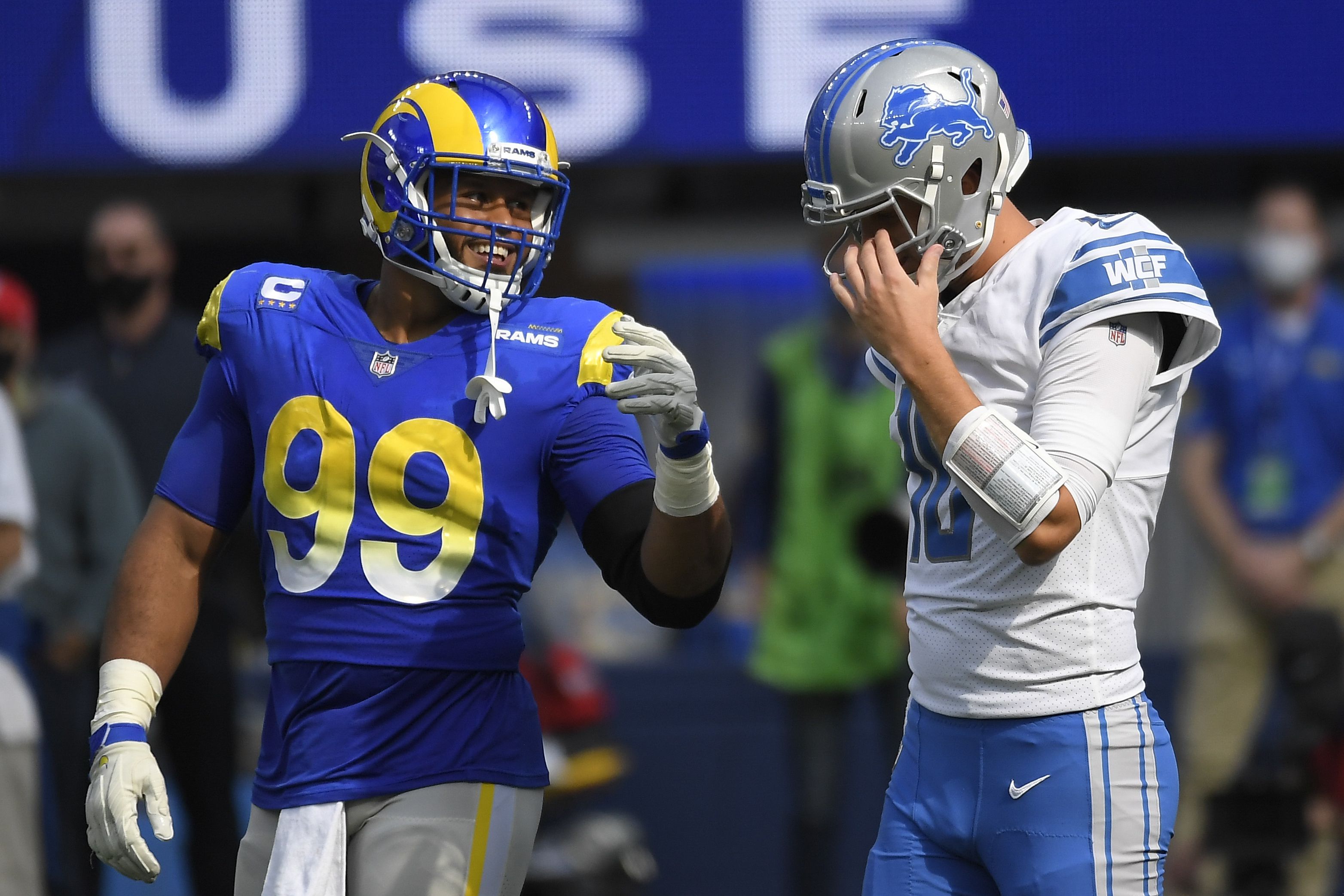 Matthew Stafford finds Cooper Kupp for their second TD on the night