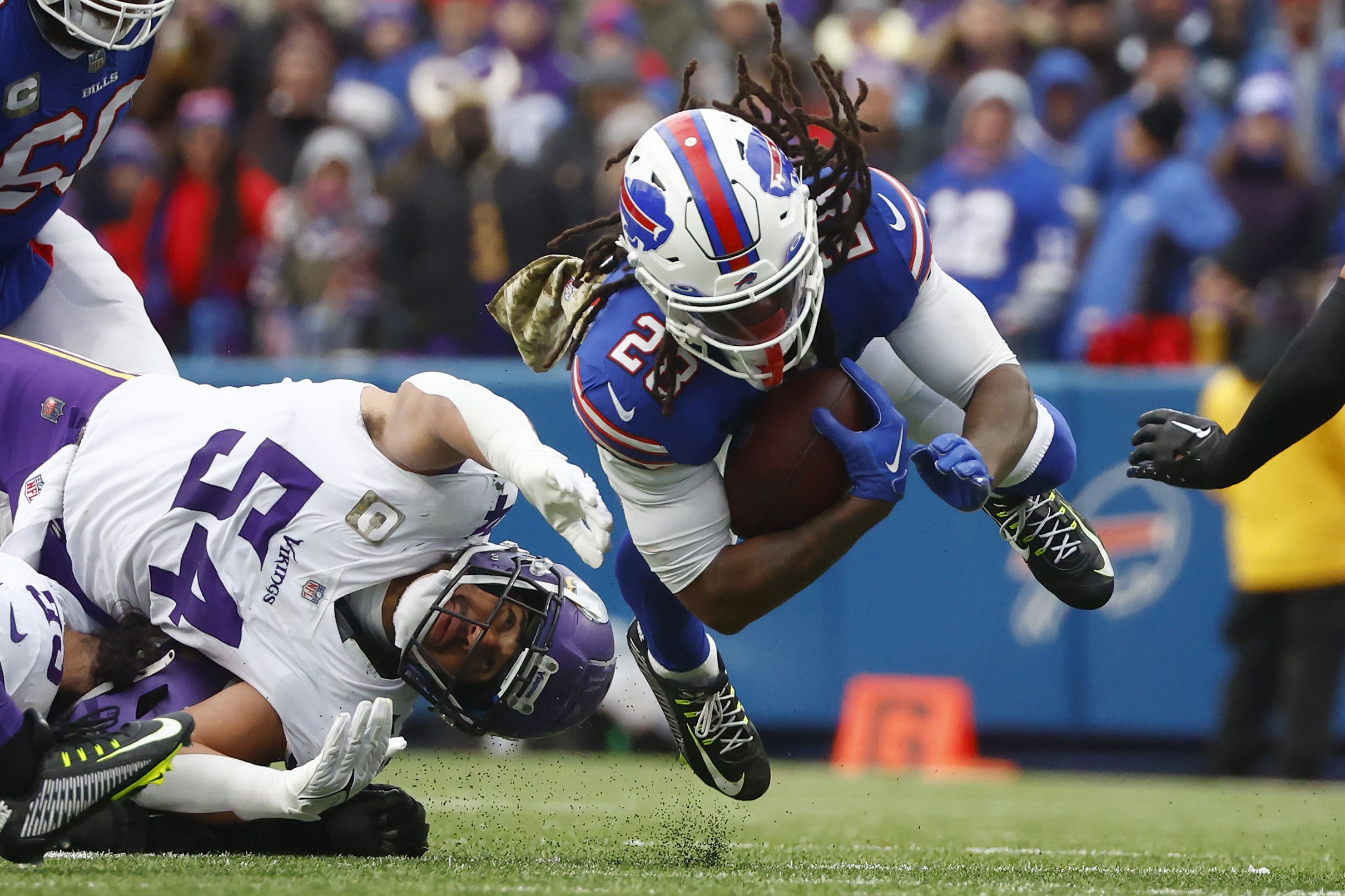 Vikings Get Critical Allen Turnovers, Stun Bills 33-30 In OT