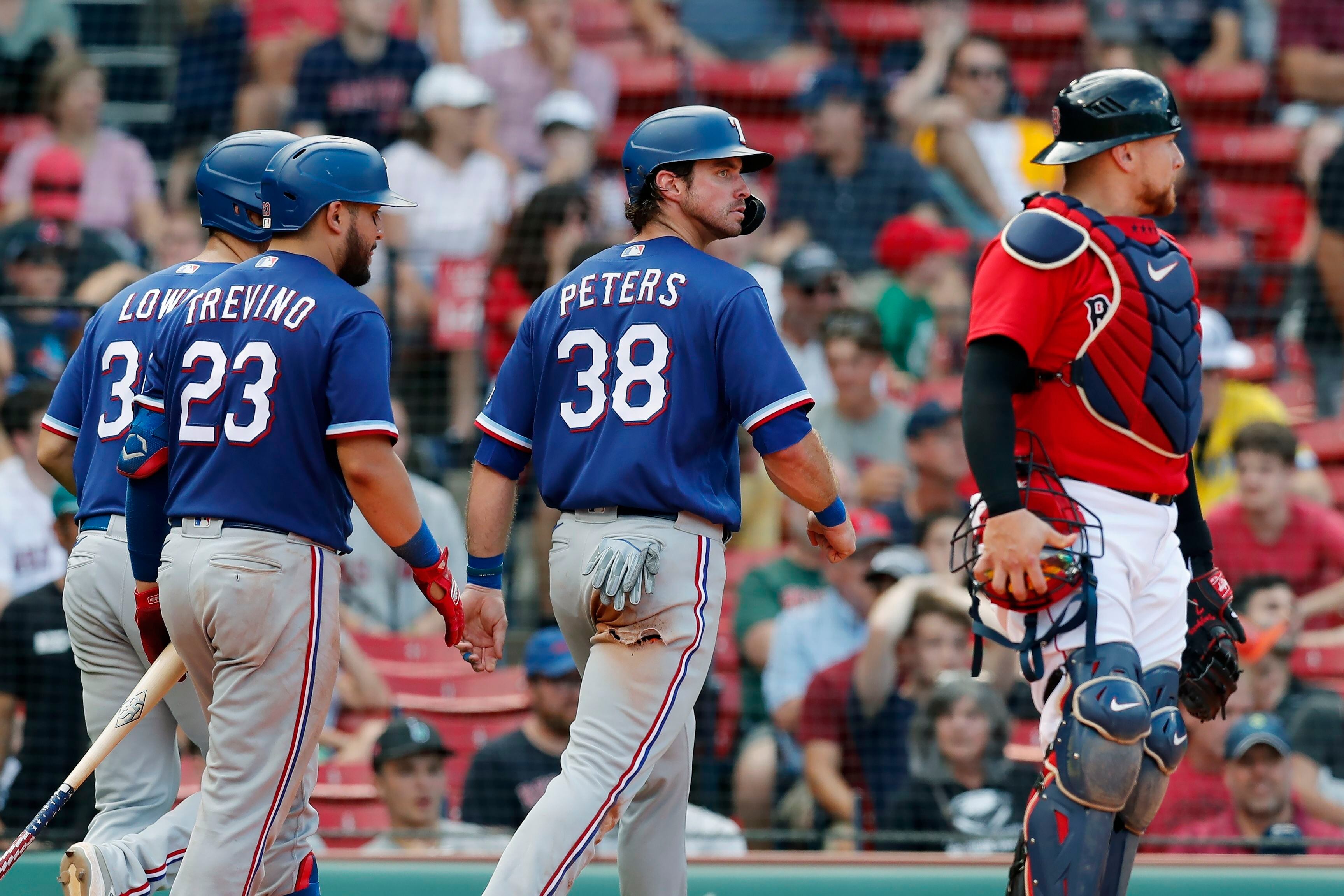 Shaw hits grand slam as Red Sox beat Rangers 8-4 in 11