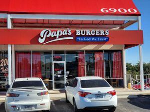 Papas Burgers IN GOD WE TRUST Delivery Menu, Order Online, 6900 San Pedro  Avenue San Antonio