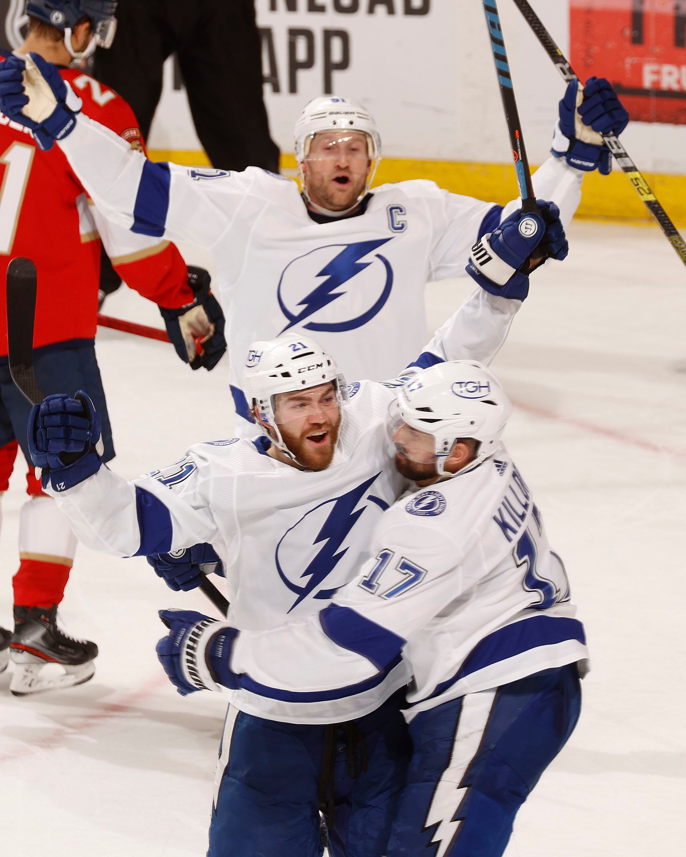 Ryan McDonagh Tampa Bay Lightning signed 8x10 white jersey, front shot |