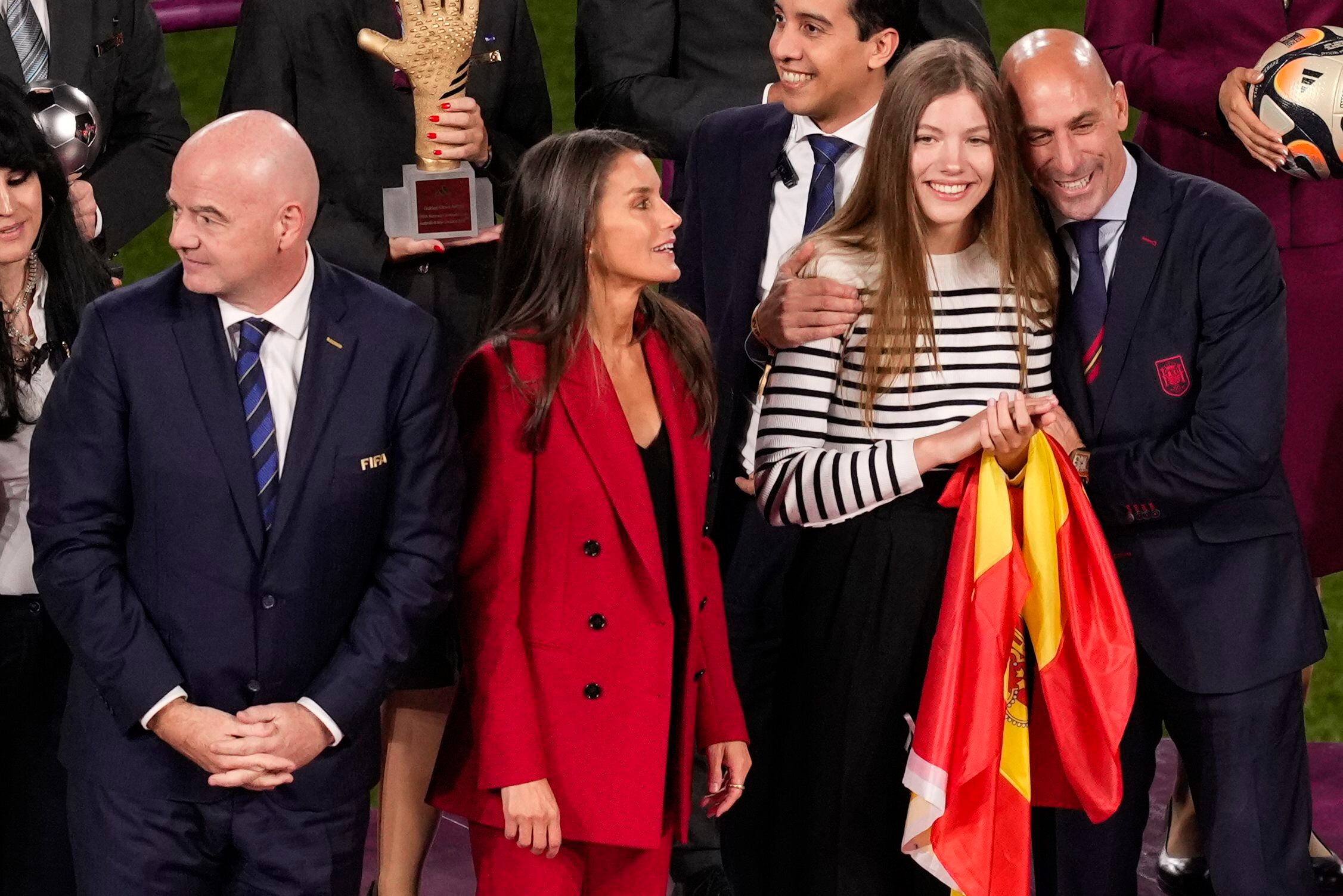 Spain soccer head won't resign for kissing player at World Cup. Team won't  play until he goes