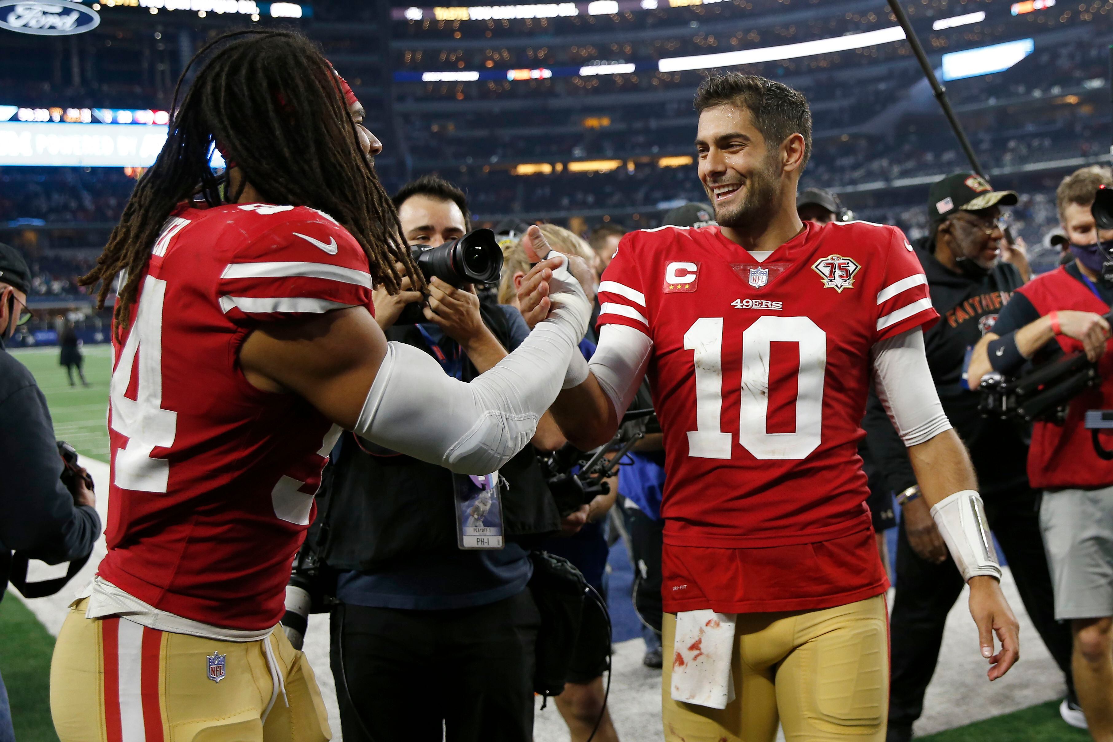 Jimmy Garoppolo says there's a chance he'll be active if the 49ers reach  the Super Bowl, per report