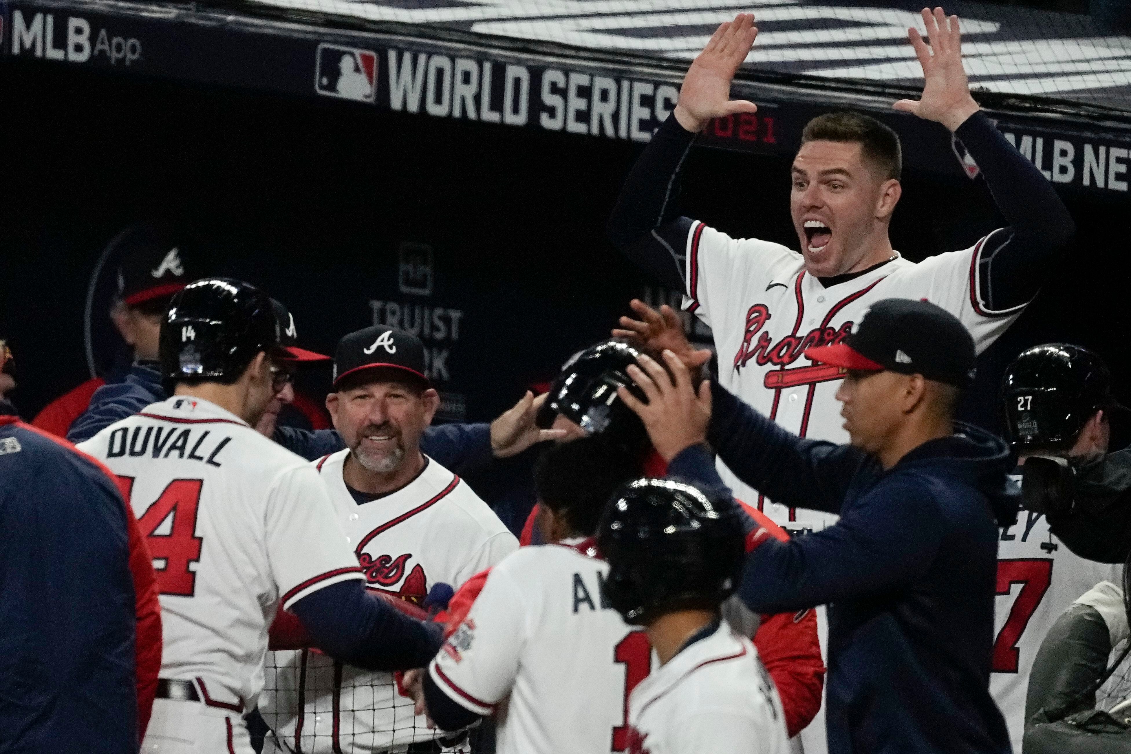 Braves fans reaction video to Jorge Soler World Series home run