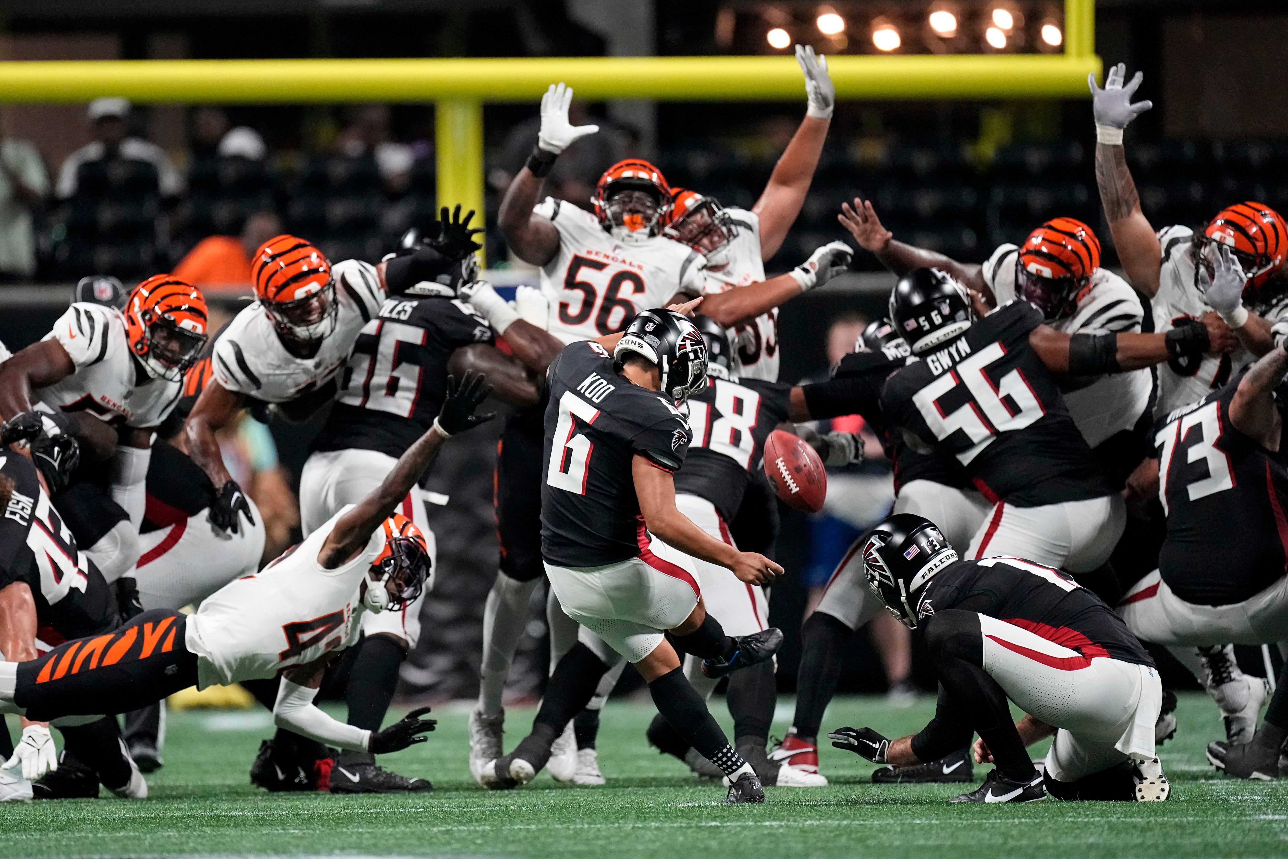 Instant Recap: Falcons, Bengals game ends in 13-13 tie