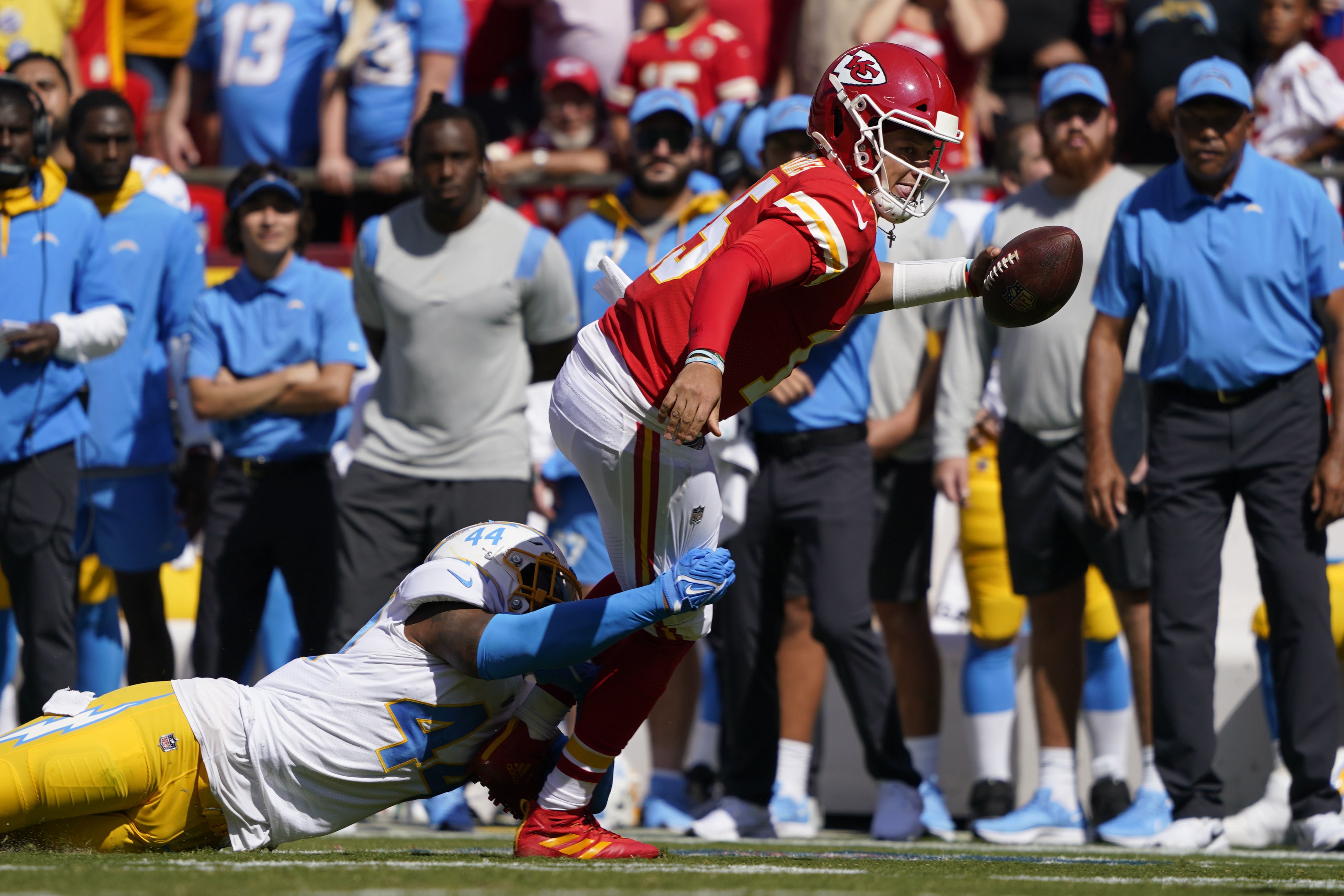 Chargers rally to beat turnover-prone Chiefs 30-24 in KC