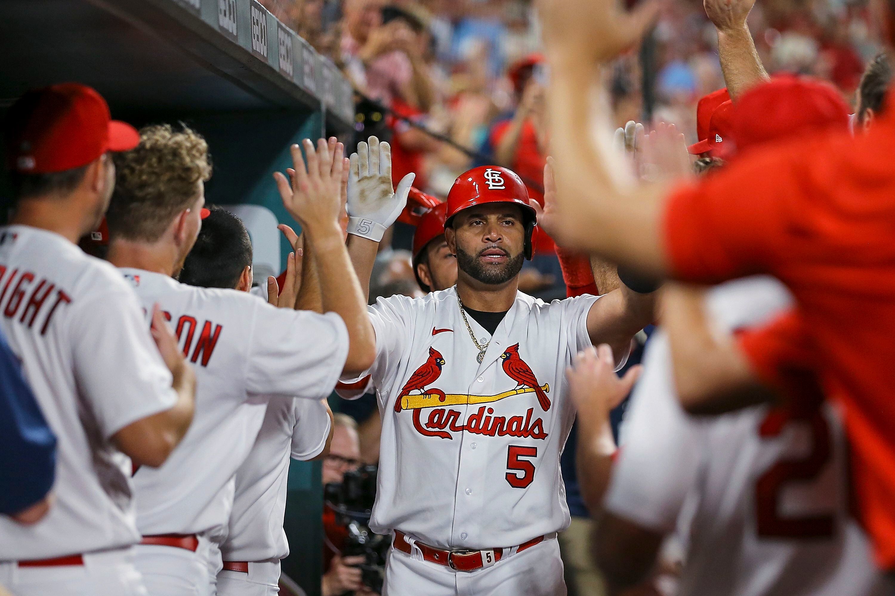 Albert Pujols Hits 698th Homer, Helps Cards Beat Reds 6-5