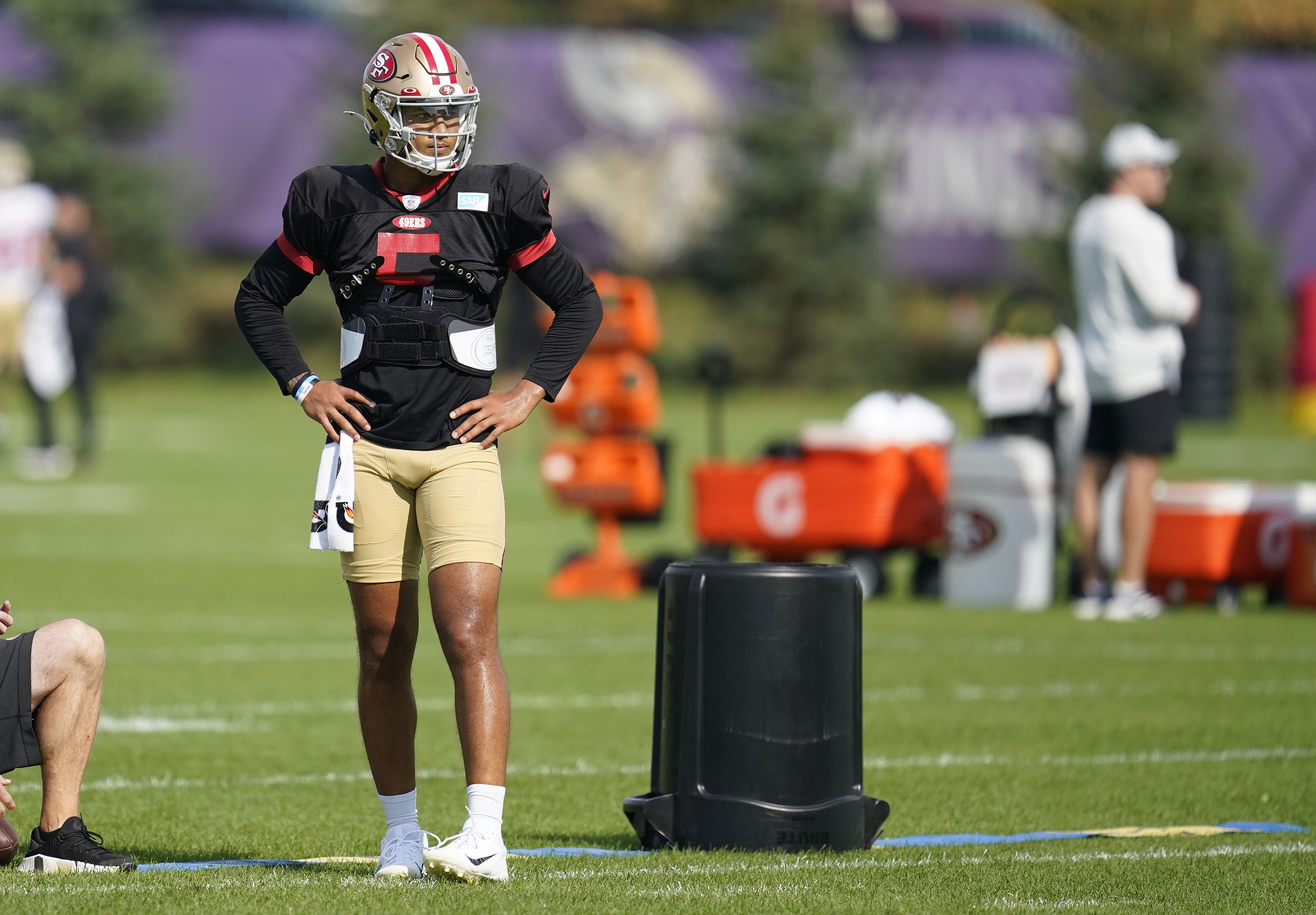 Trey Lance takes starting QB job for 49ers in stride