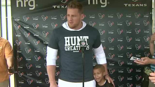 Wish comes true for young J.J. Watt fan