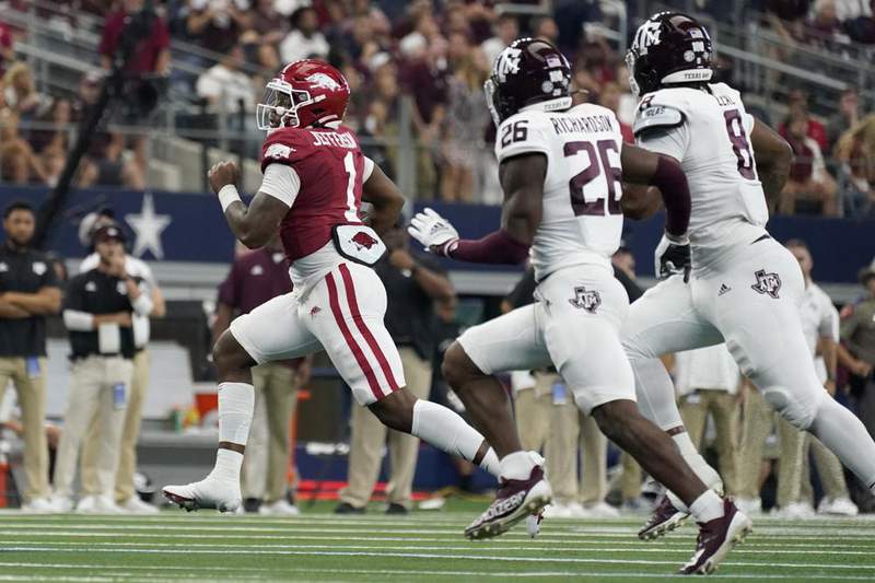 Monday huddle: Aggies’ playoff hopes are likely done after a loss to Arkansas