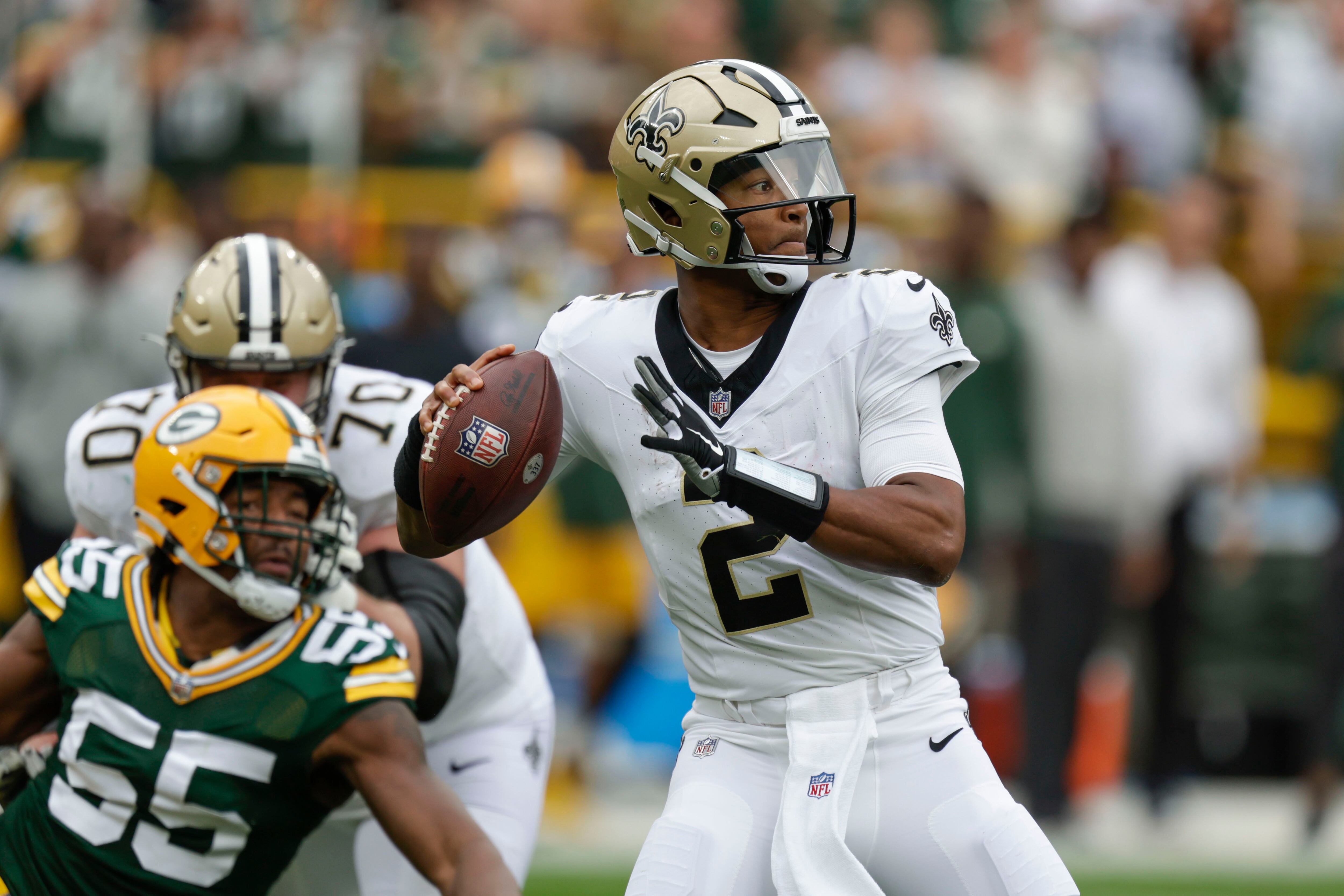 Jordan Love rallies Packers to 18-17 win after Saints lose Derek Carr to  shoulder injury