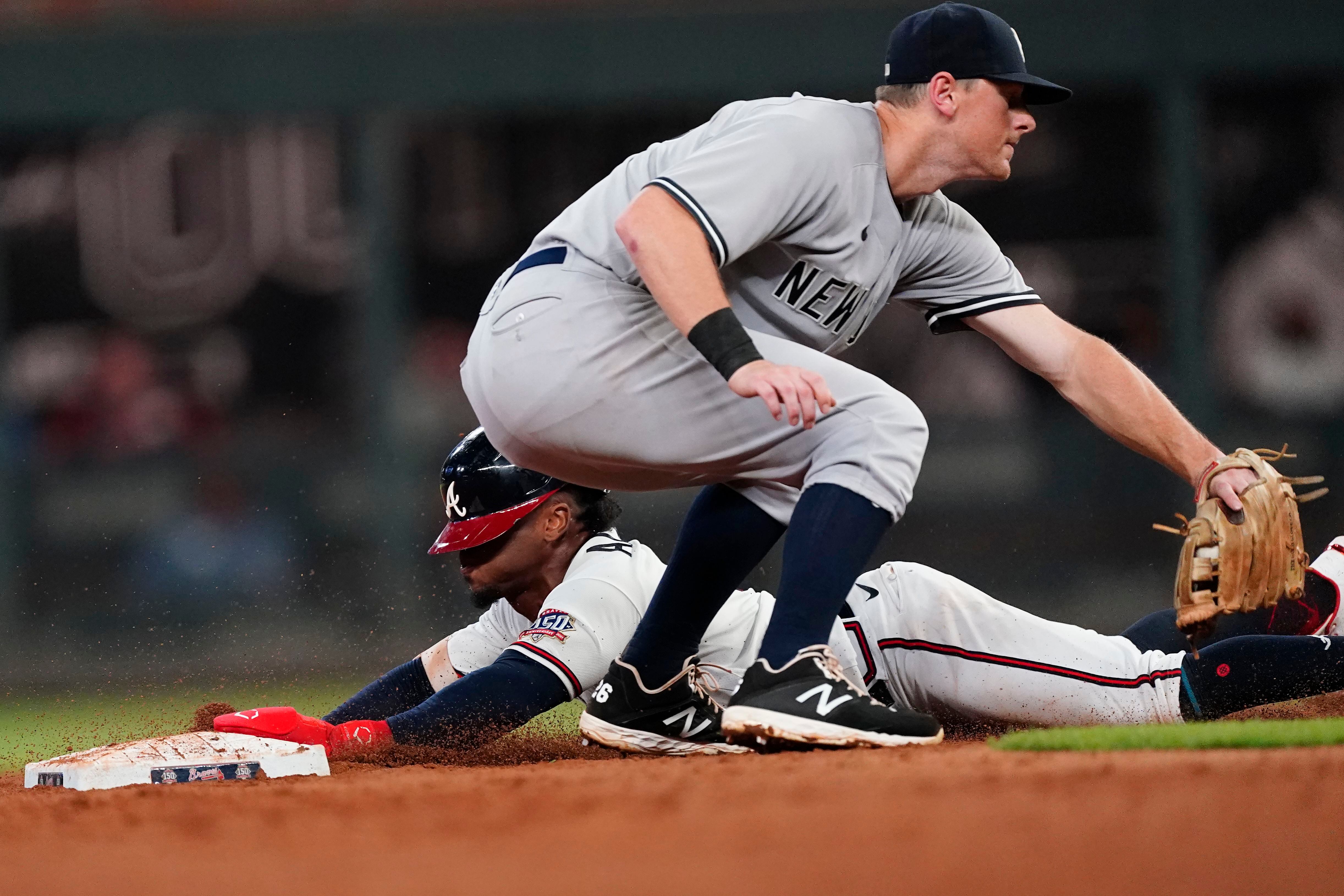 Andrew Velazquez hits his first home run for New York Yankees