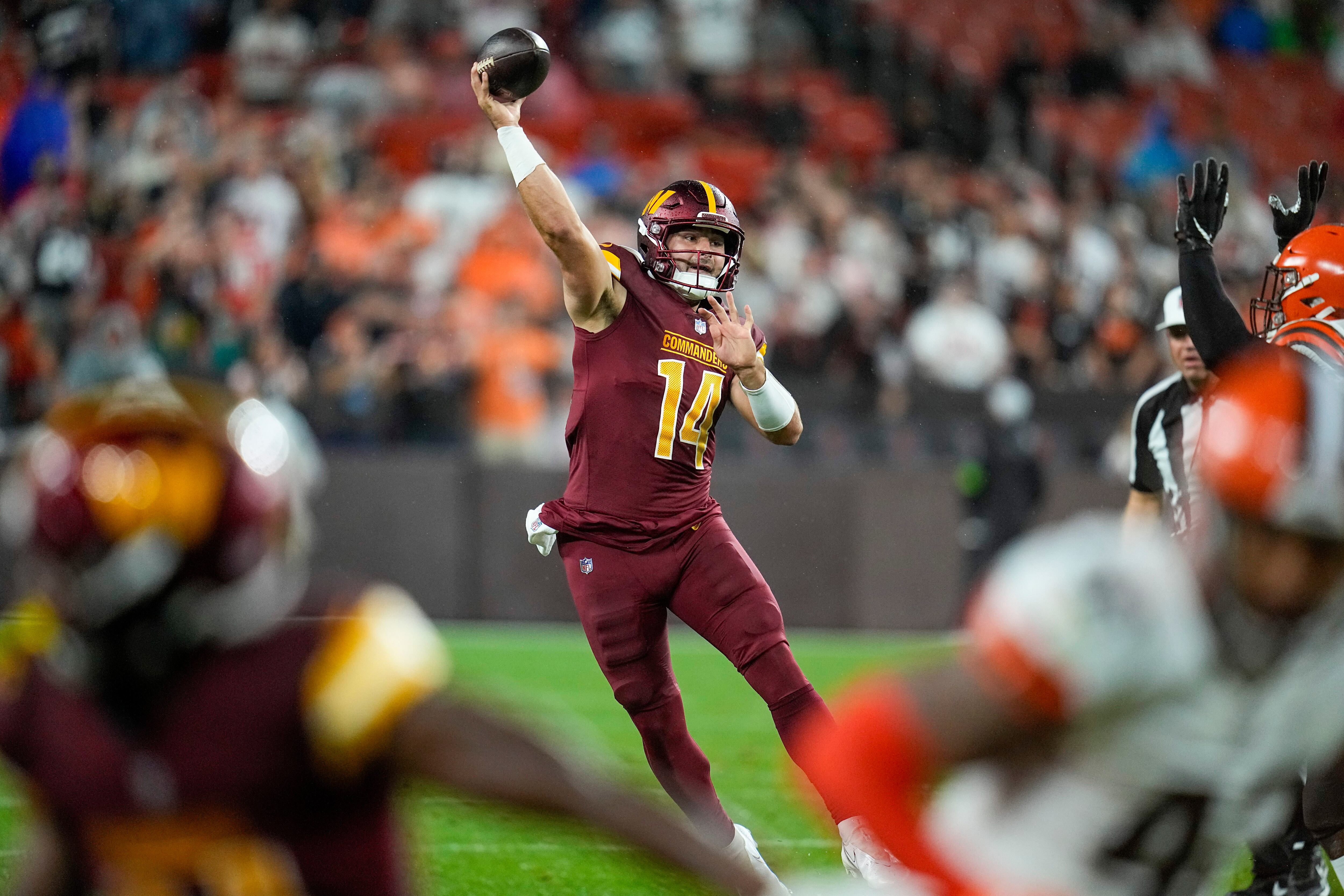 Ron Rivera picks Sam Howell as the Washington Commanders' starting  quarterback - The San Diego Union-Tribune