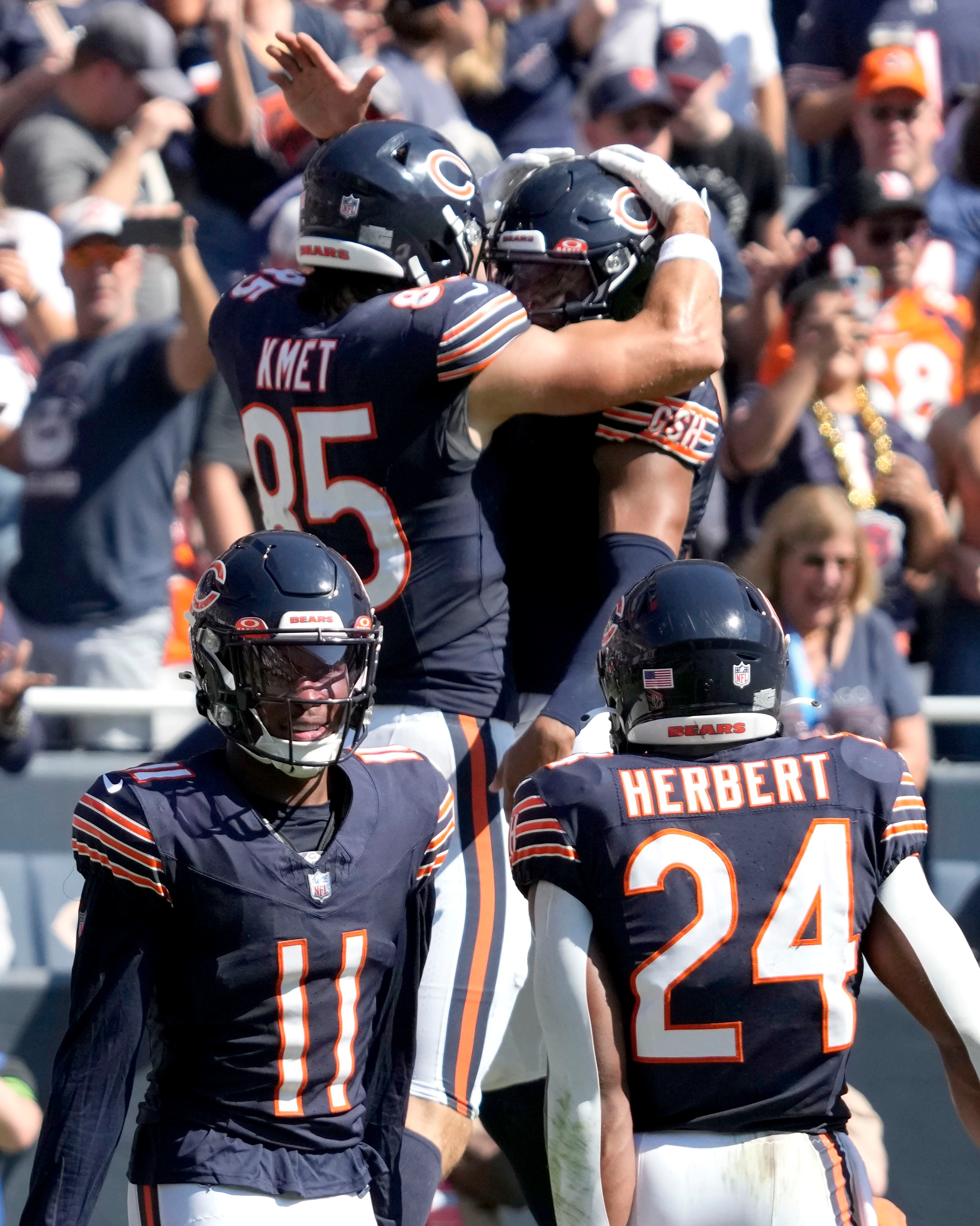 Russell Wilson throws 3 TDs, Broncos rally from 21 down to top Bears 31-28  – The Journal