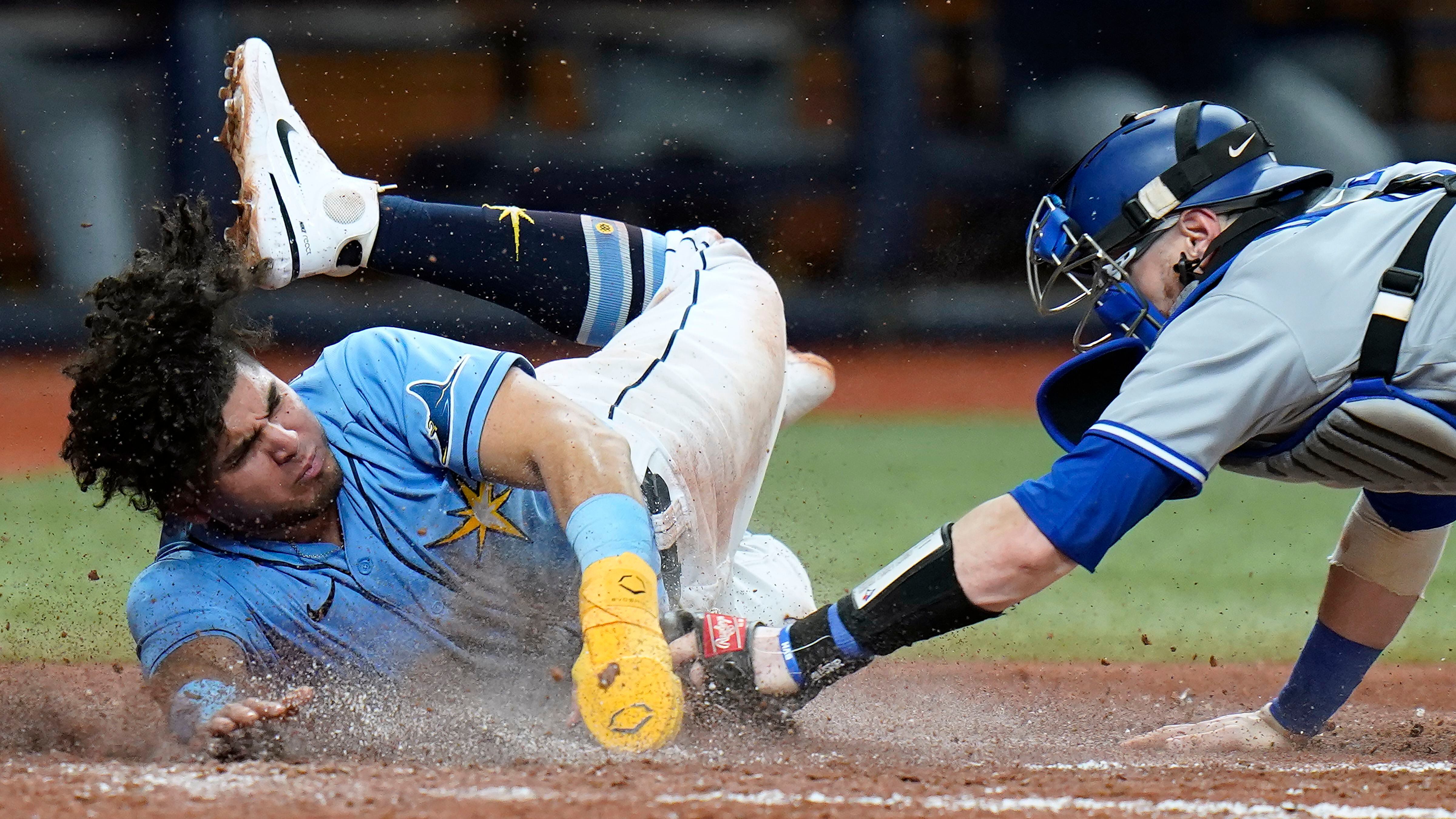 Wander Franco drives in 3 as Rays beat Blue Jays 10-5