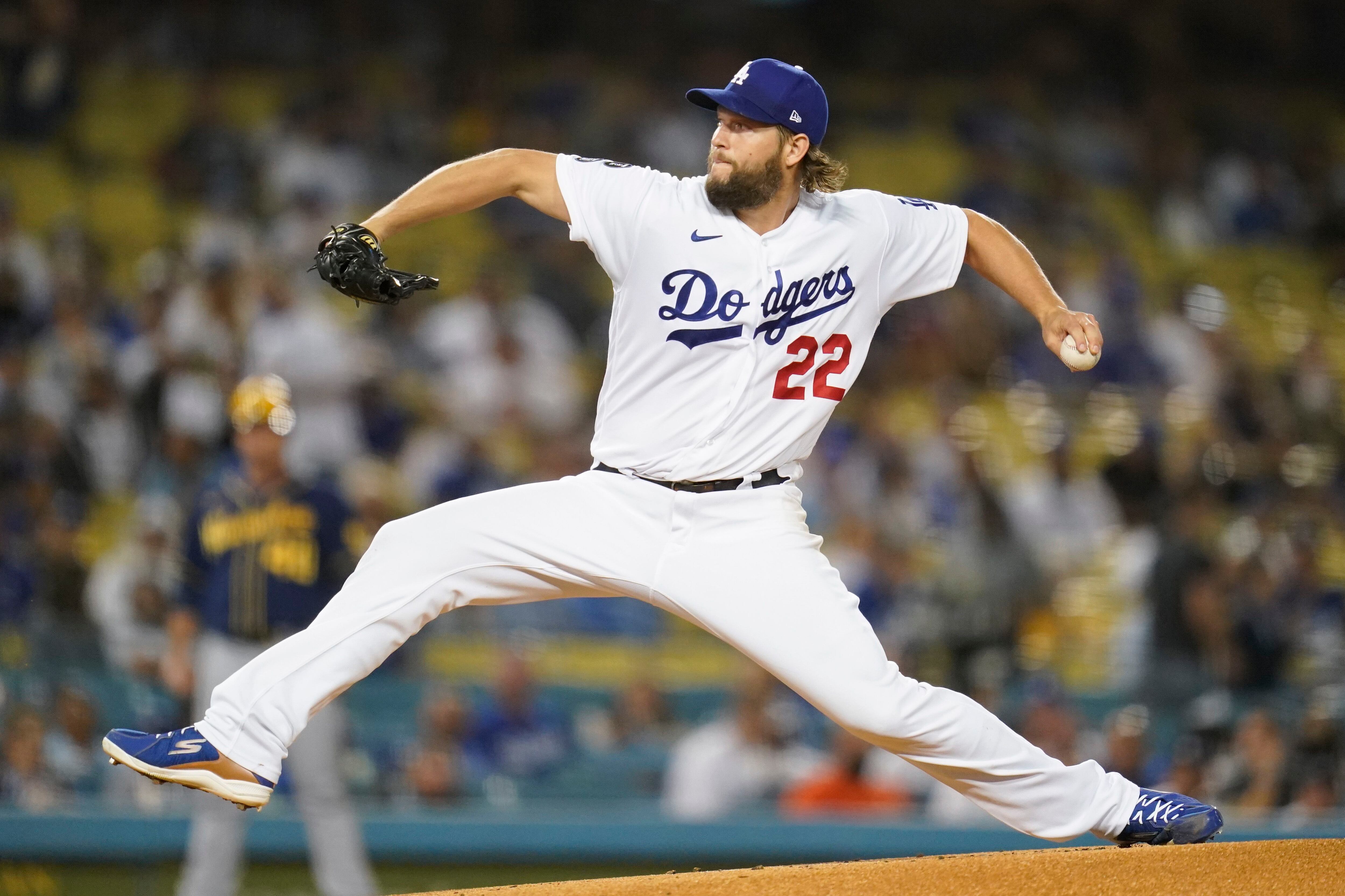 Clayton Kershaw exits final 2021 start with left forearm injury