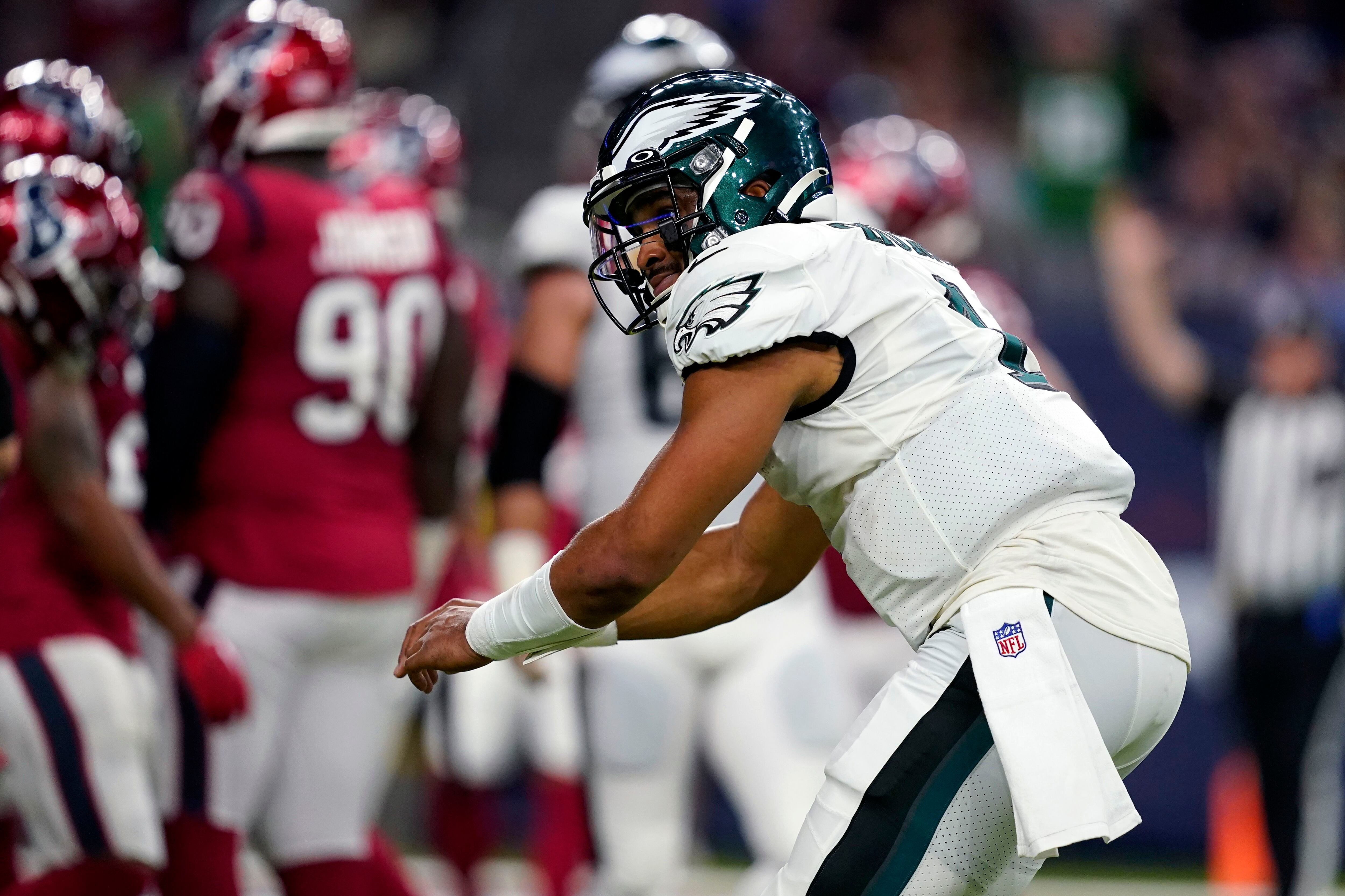 Jalen Hurts Leads Eagles To Win Over Texans, First 8-0 Start