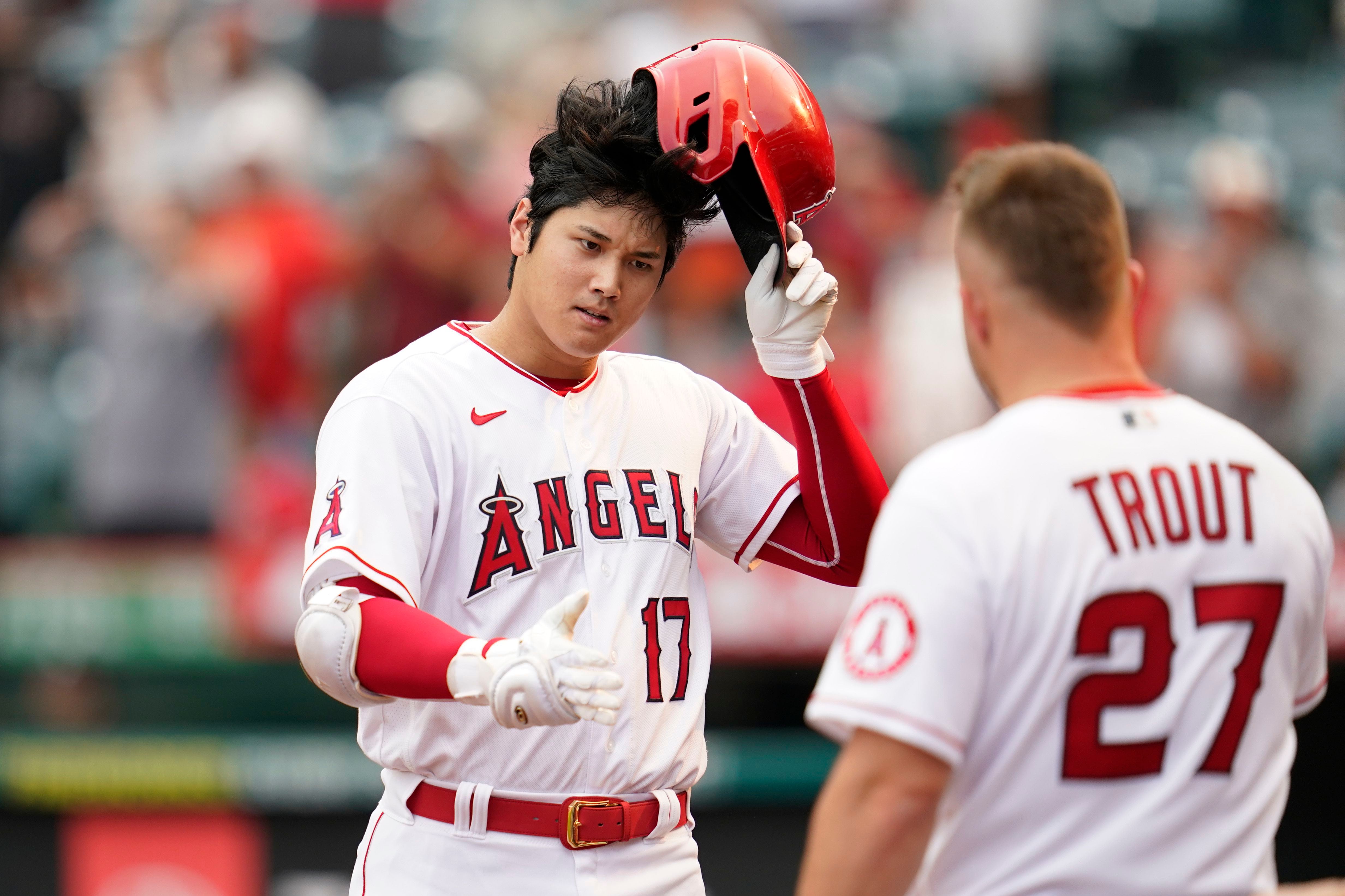 Ohtani hits MLB-best 25th homer, goes back-to-back with Trout, but