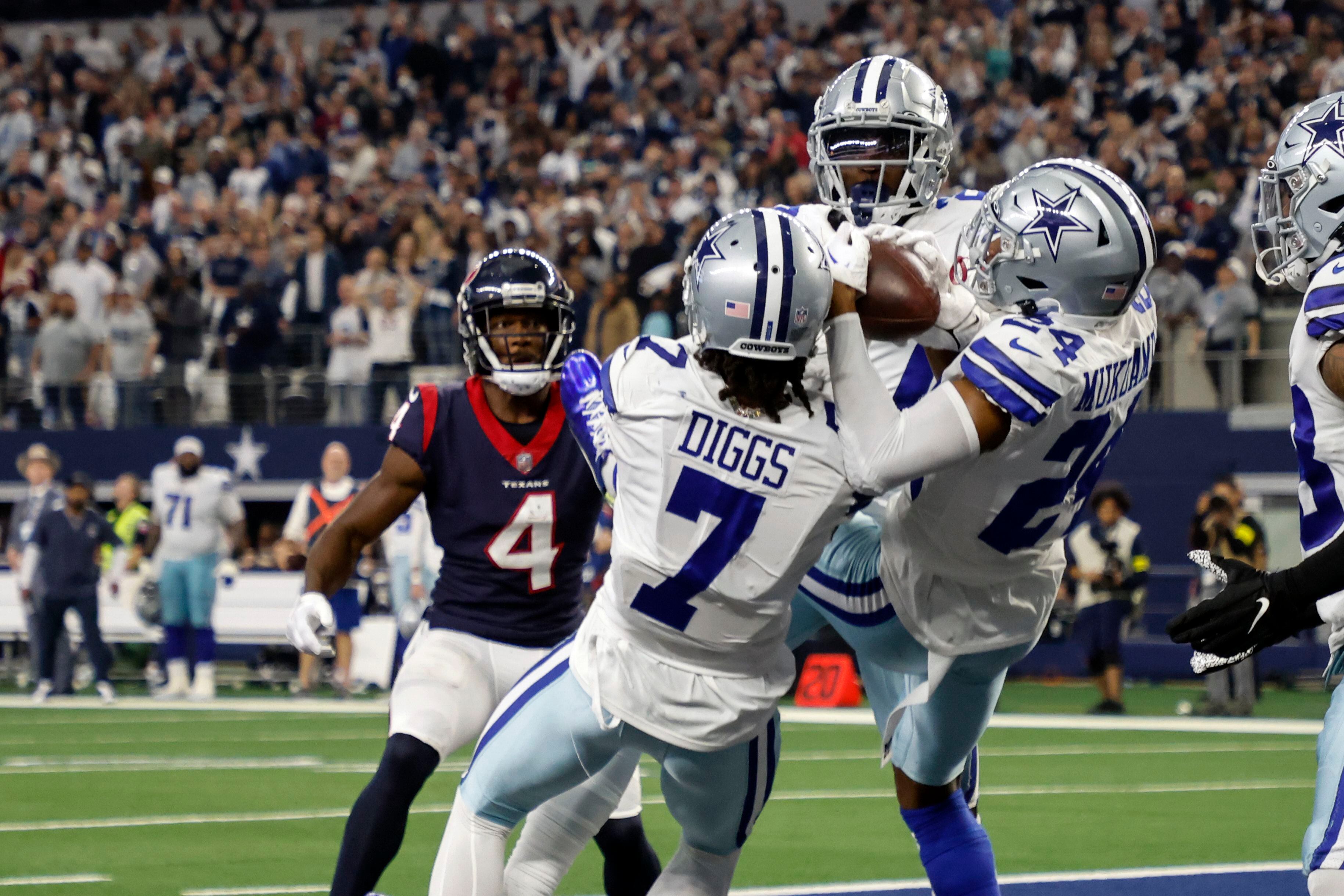 Dallas Cowboys wide receiver Michael Gallup (13) is seen during the first  half of an NFL football game against the Houston Texans, Sunday, Dec. 11,  2022, in Arlington, Texas. Dallas won 27-23. (