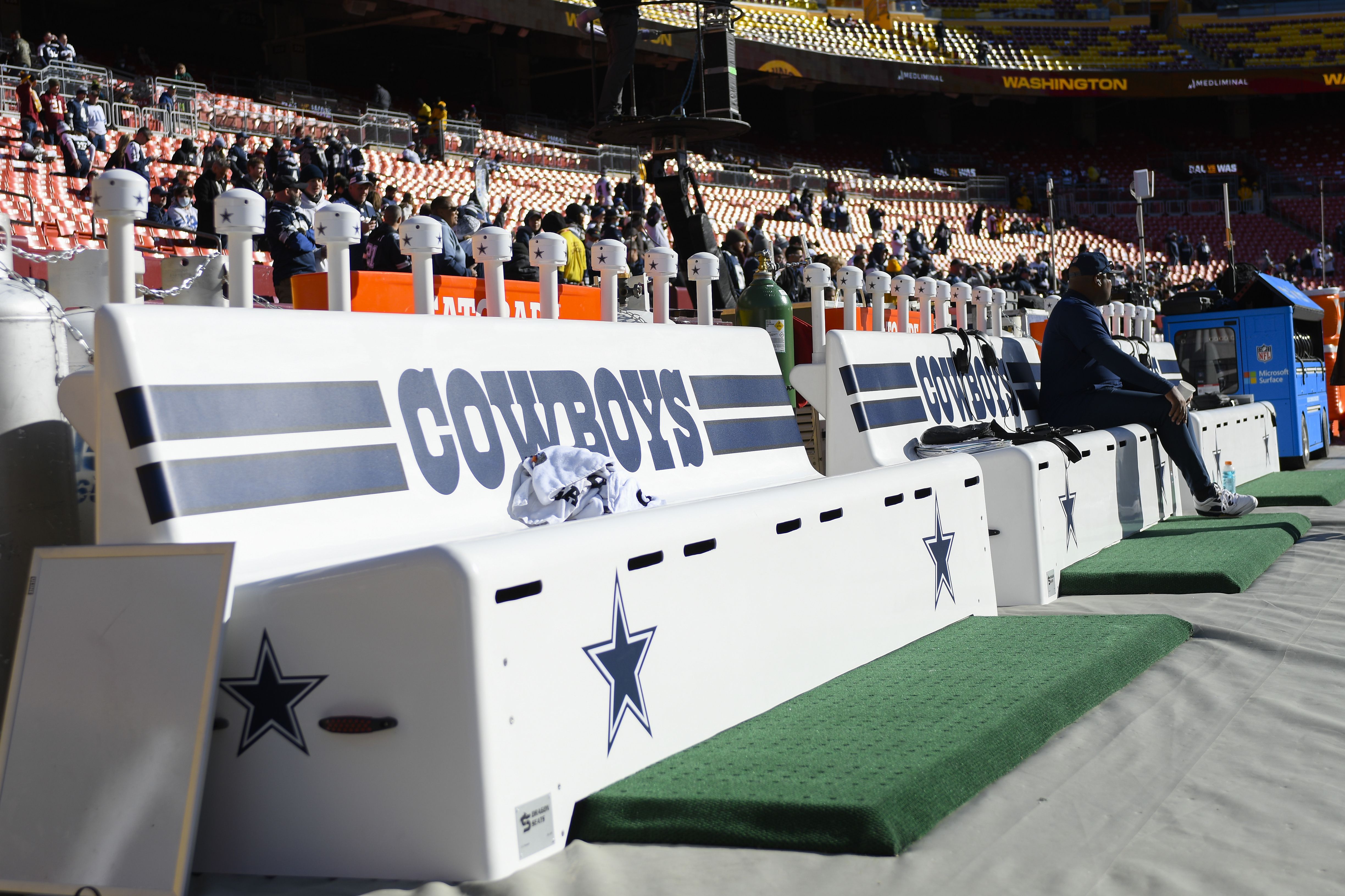 Dallas Cowboys Bench, Alex and I attended our first game at…