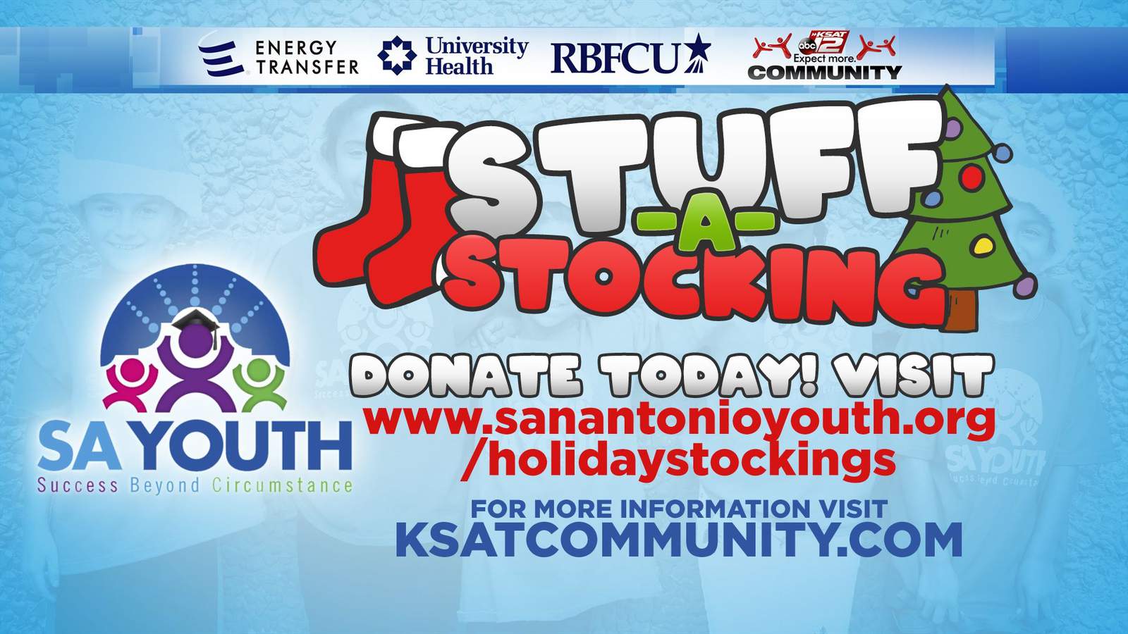 KSAT Community spotlight: Help SA Youth stuff stockings for children this holiday season