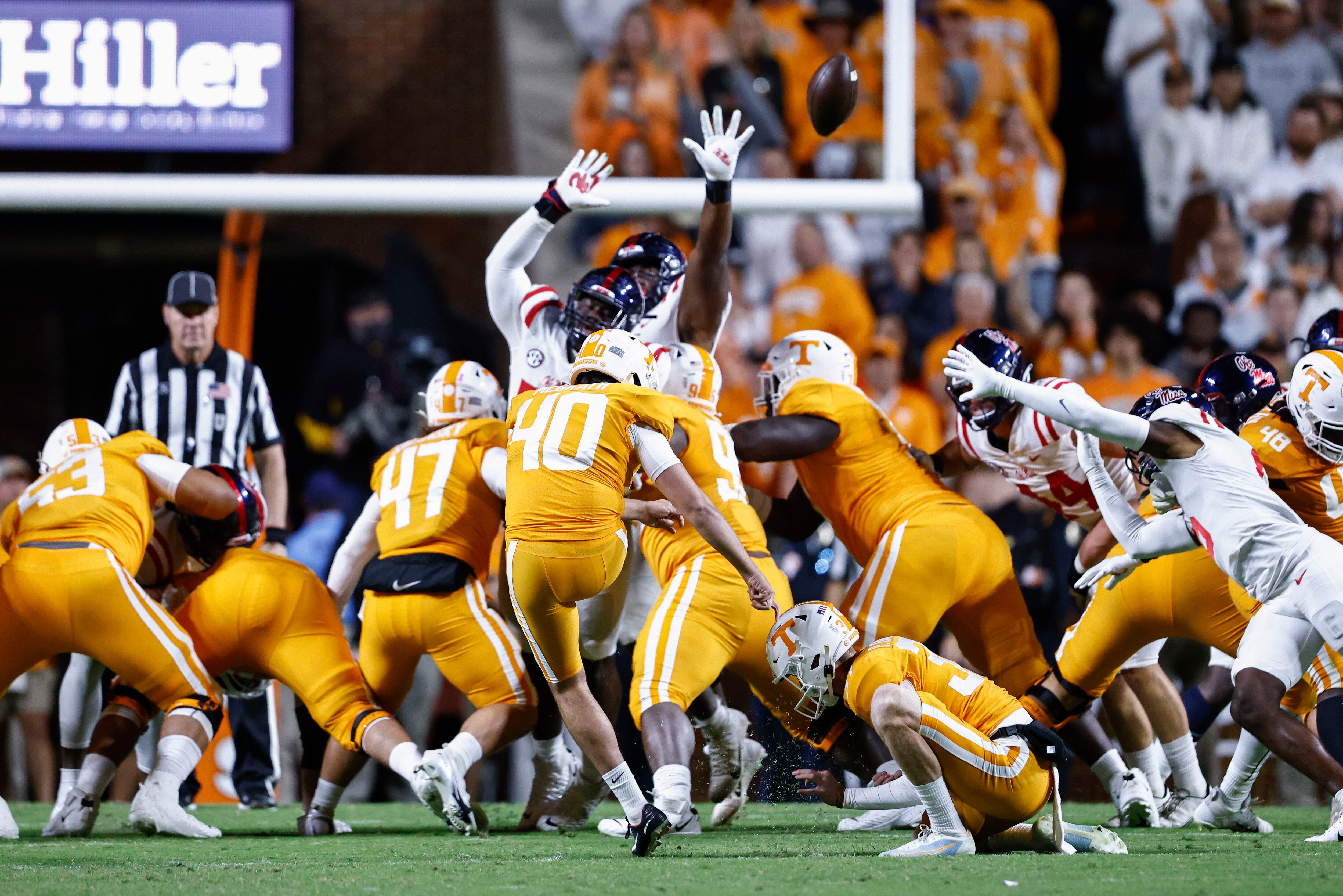 Tennessee football: Vols' top five performers in 31-26 loss to Ole