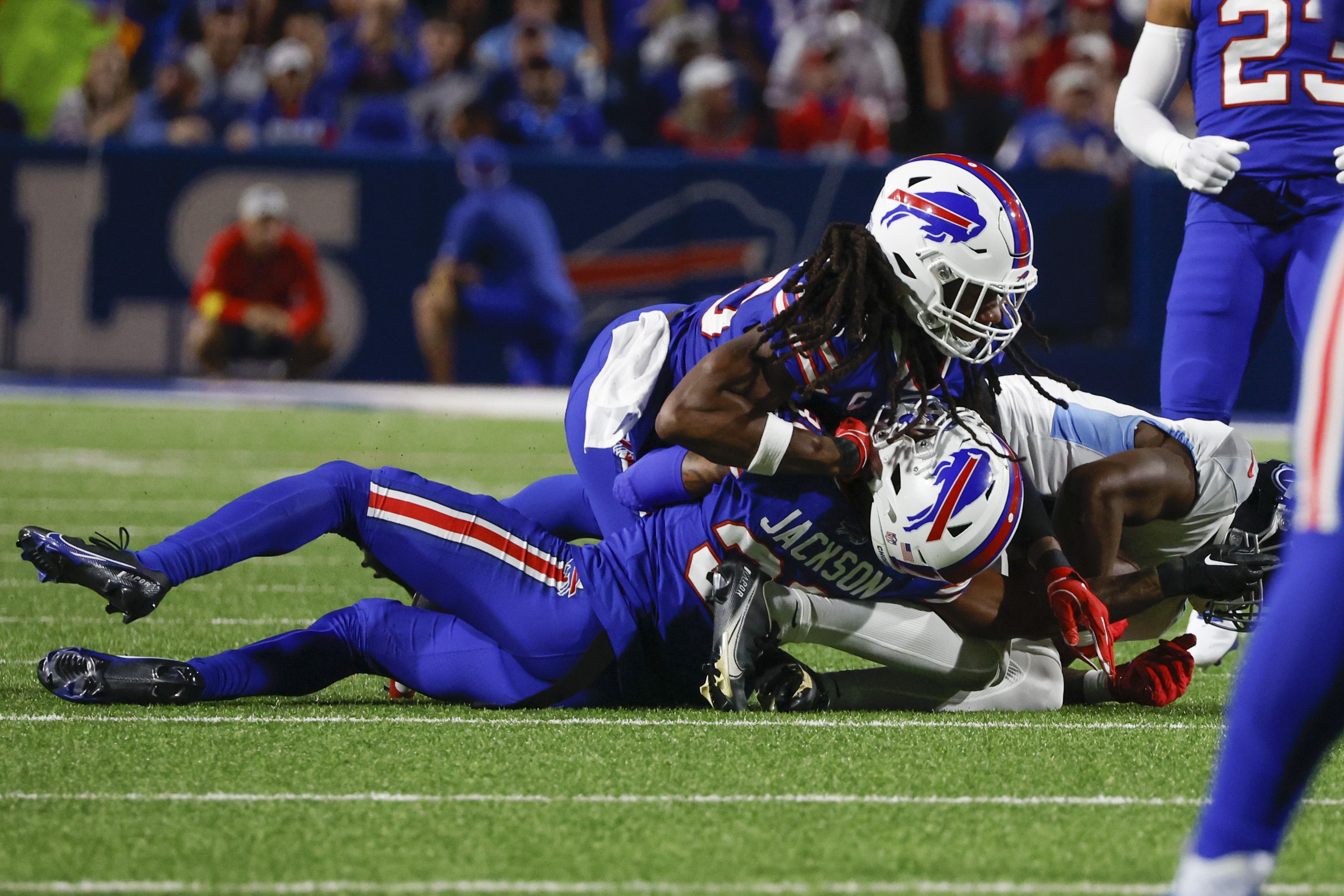 Bills' thrashing of Titans overshadowed after Dane Jackson hospitalized, NFL