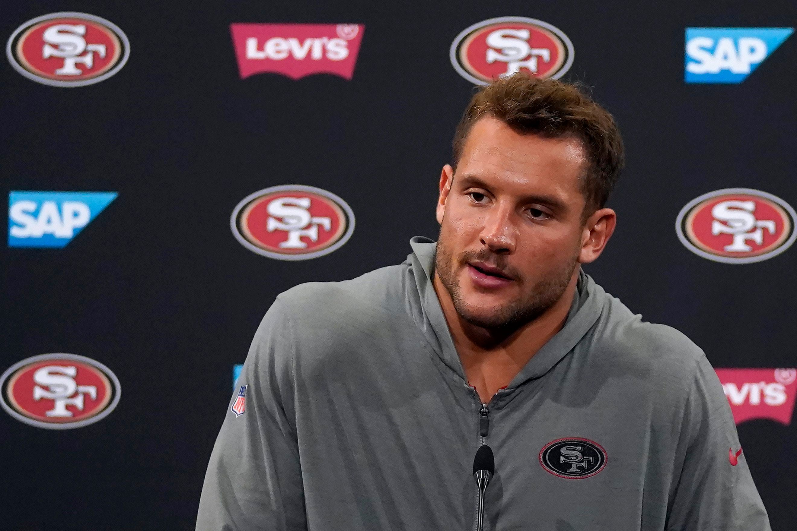 Nick Bosa Headlines 49ers League-Leading 8 Players on ESPN Top 100